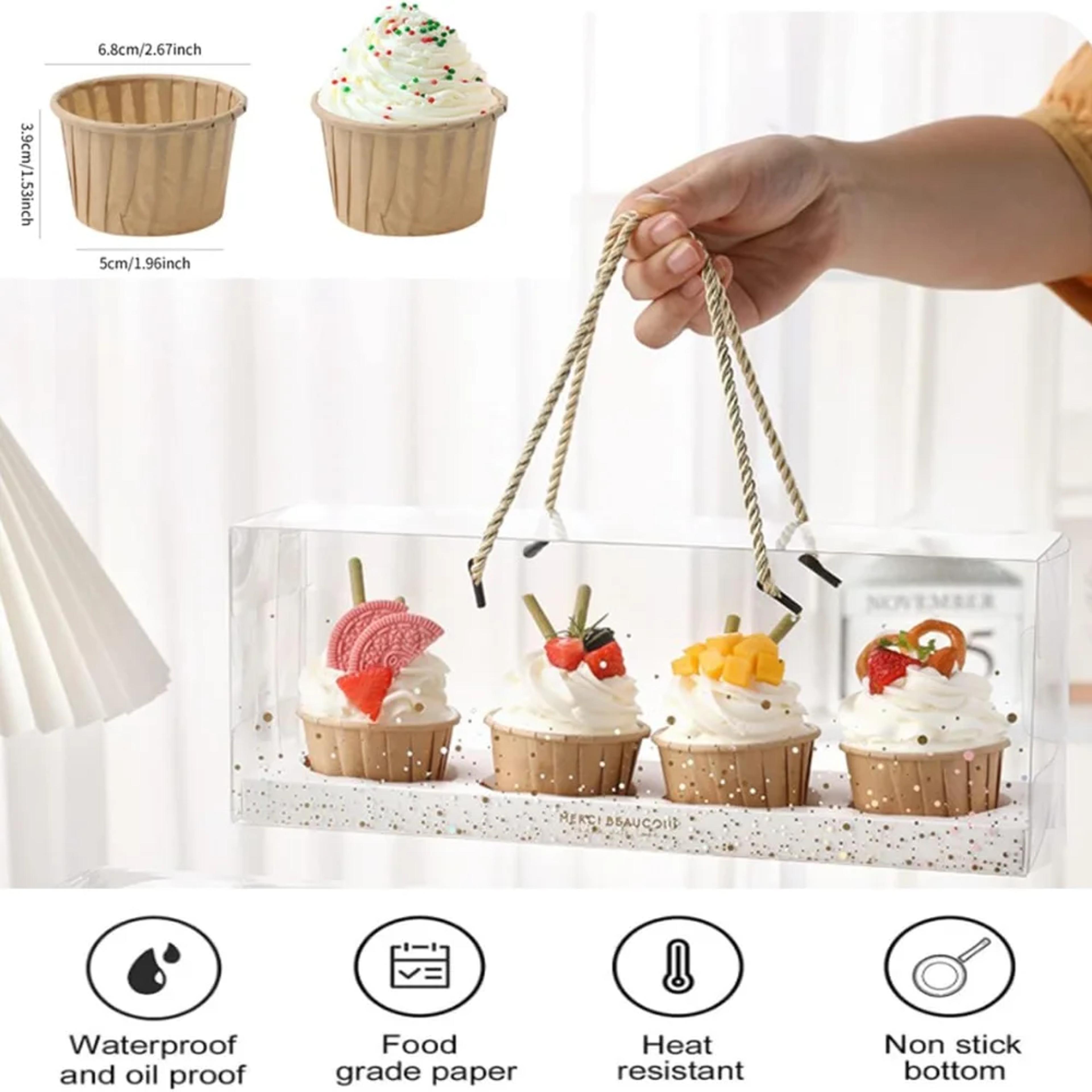 Decorating Cases Muffin Souffle Cake Paper Baking Cups For Weddings Birthdays Christmas 4