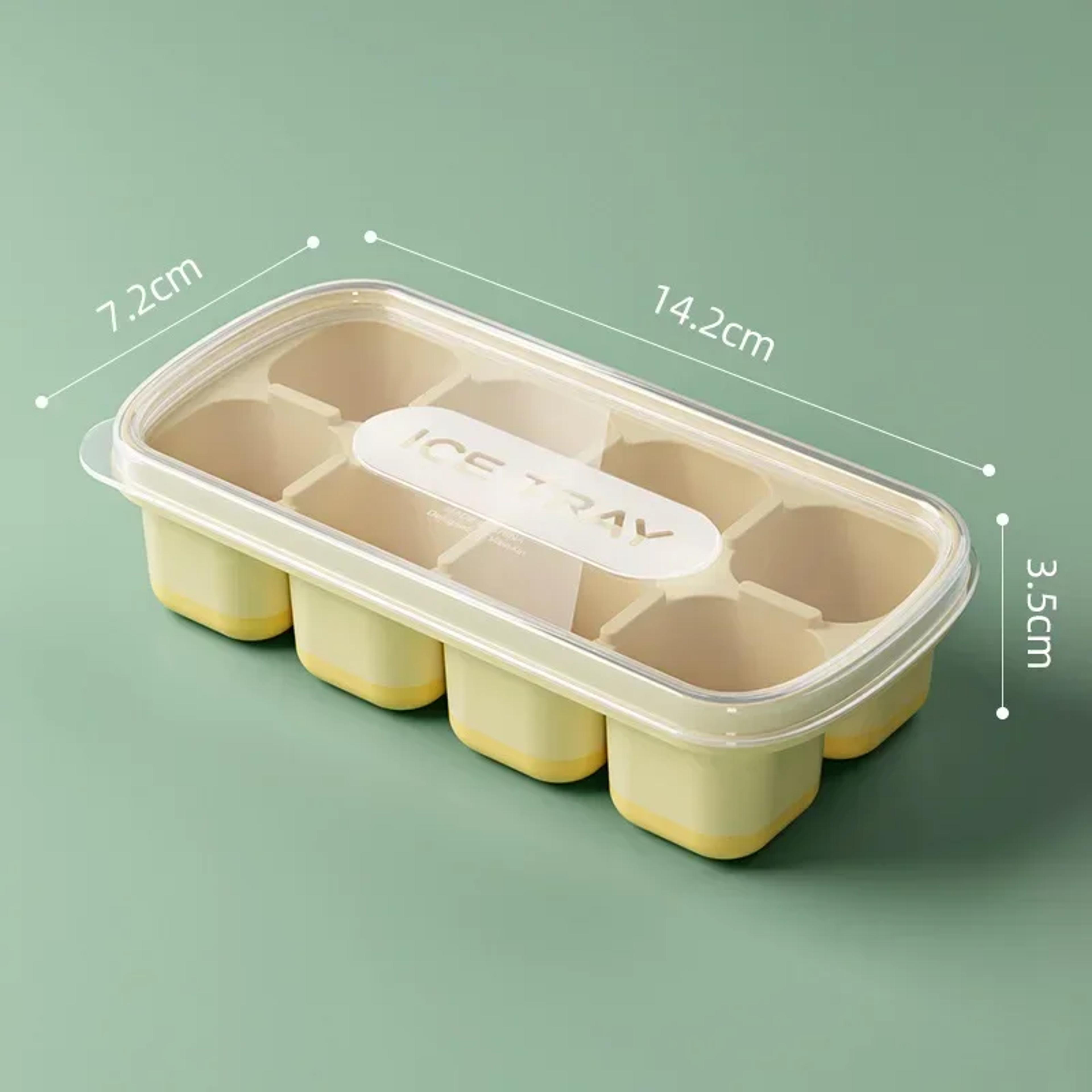Reusable Square Ice Cube Trays For Freezer Block Ice Molds Ice Maker For Cocktails Whiskey 7