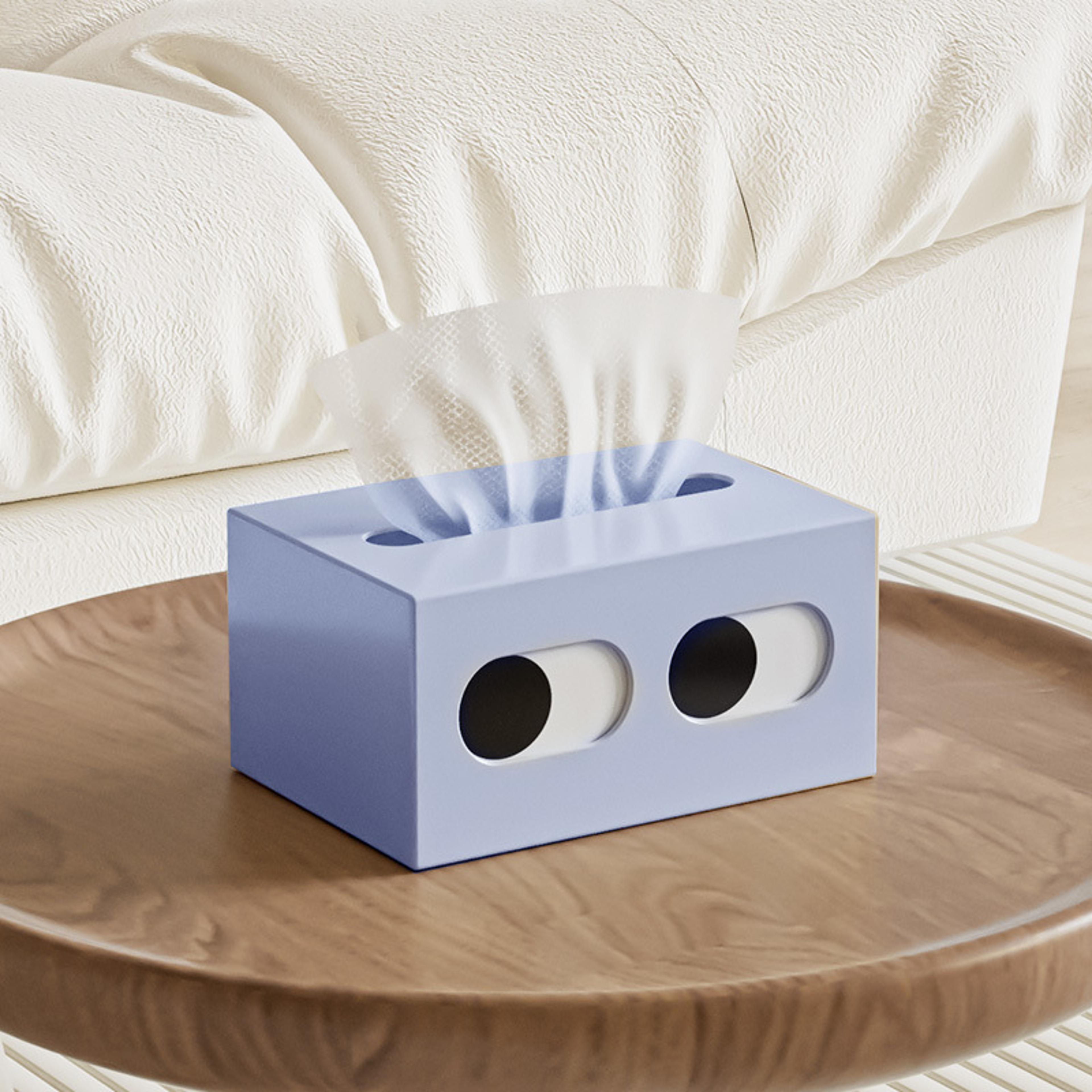 Elegant Tissue Box Case Solid Storage Box For Home Table Decoration 6