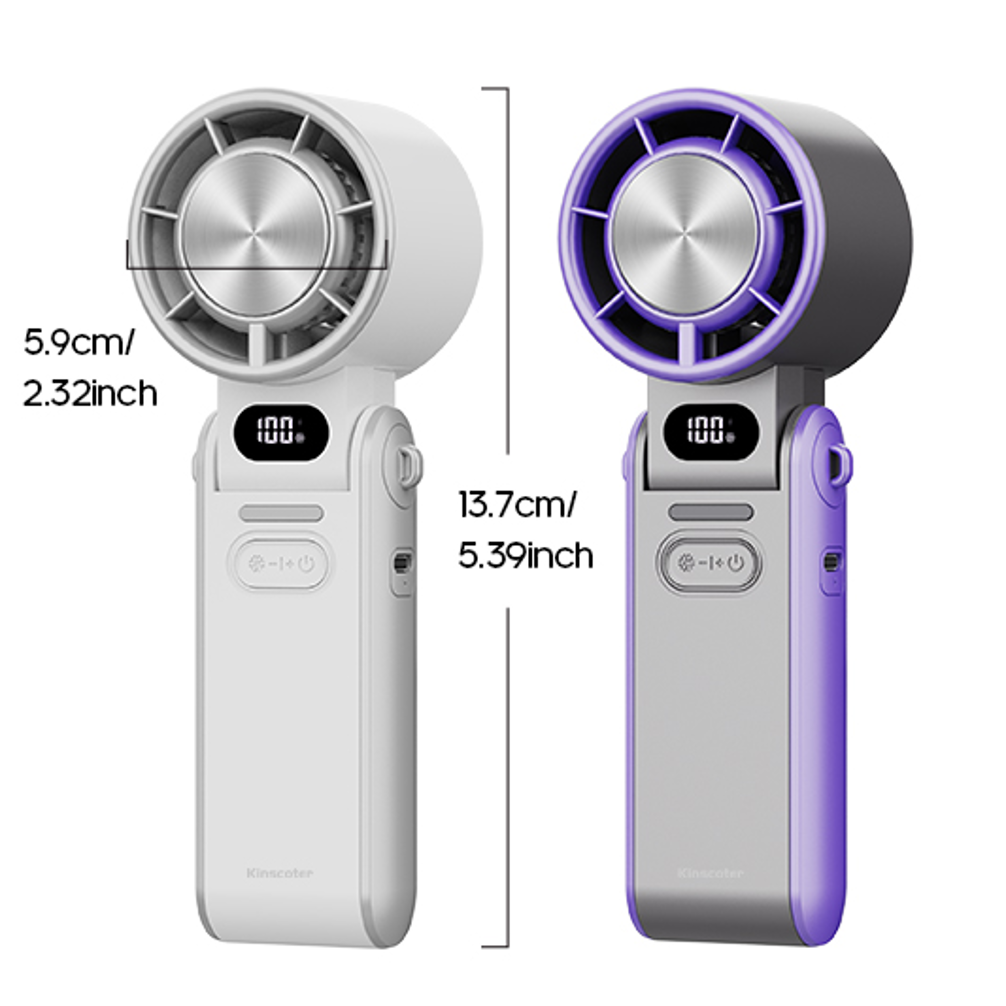 Portable Rechargeable Mini Handheld Fan High Level Speed Foldable for Outdoor Cooling