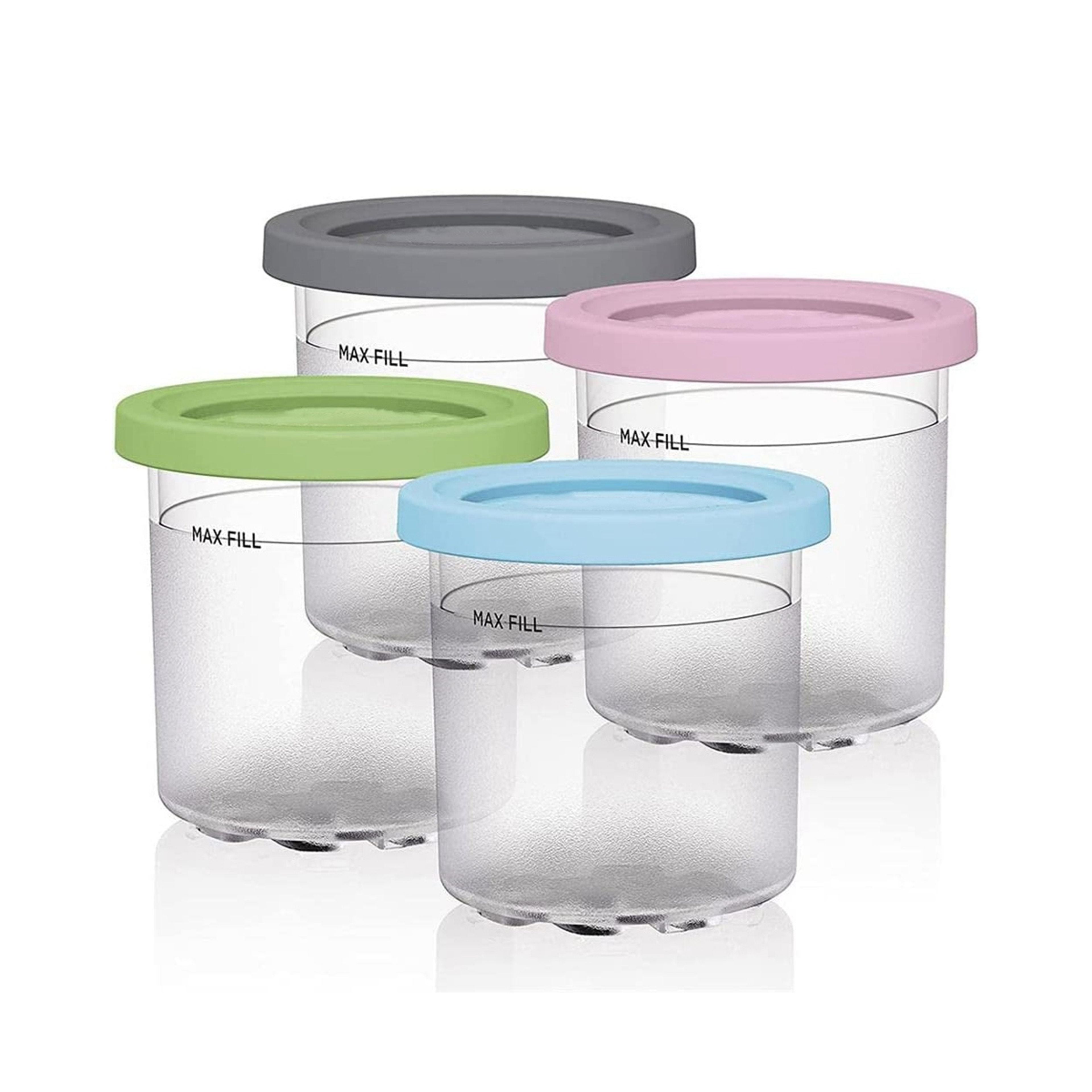 Ice Cream Containers With Lids For Ninja Creami Pints 0