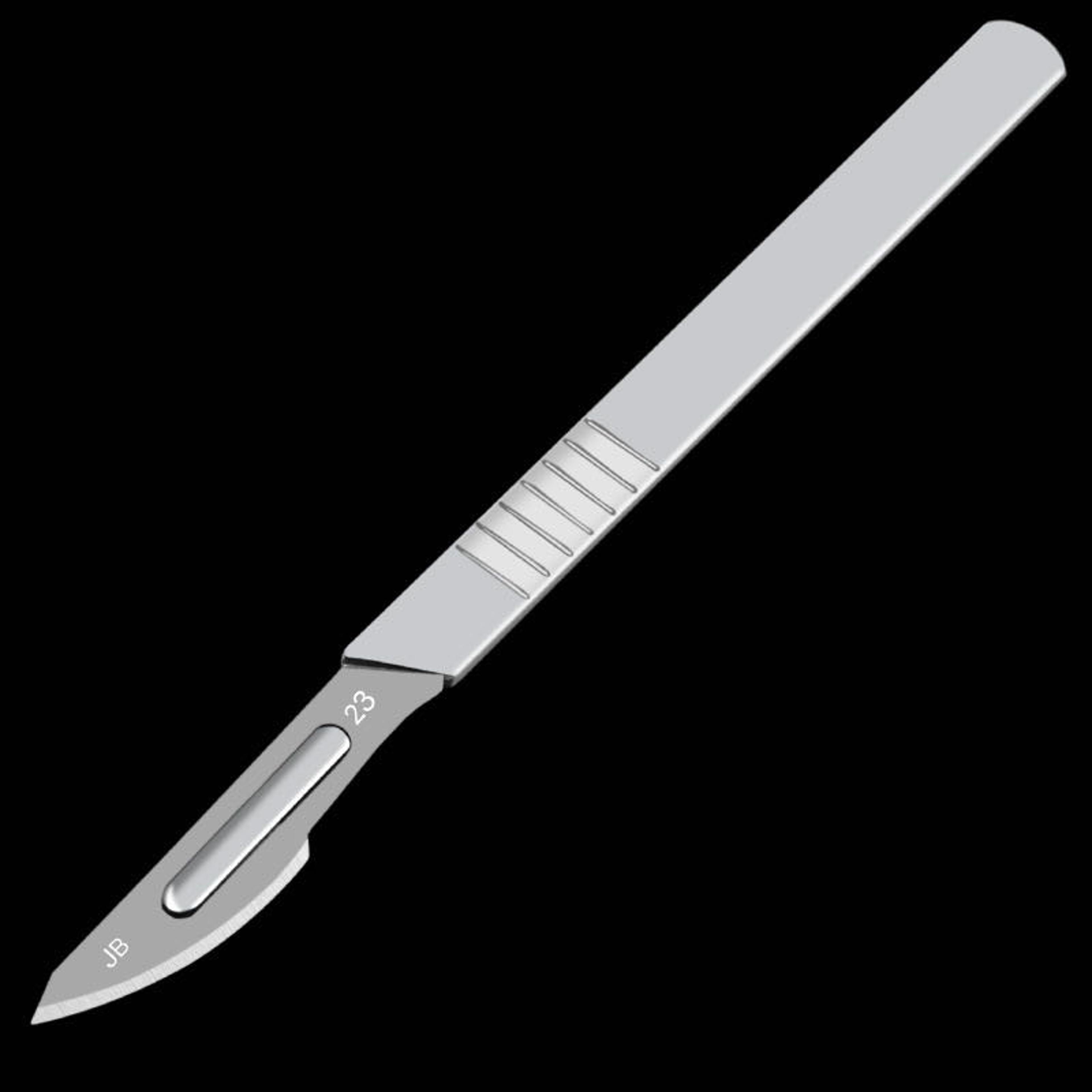 carbon steel scalpel blades with handle precision cutting tool for diy, pcb, and phone lcd screen repair