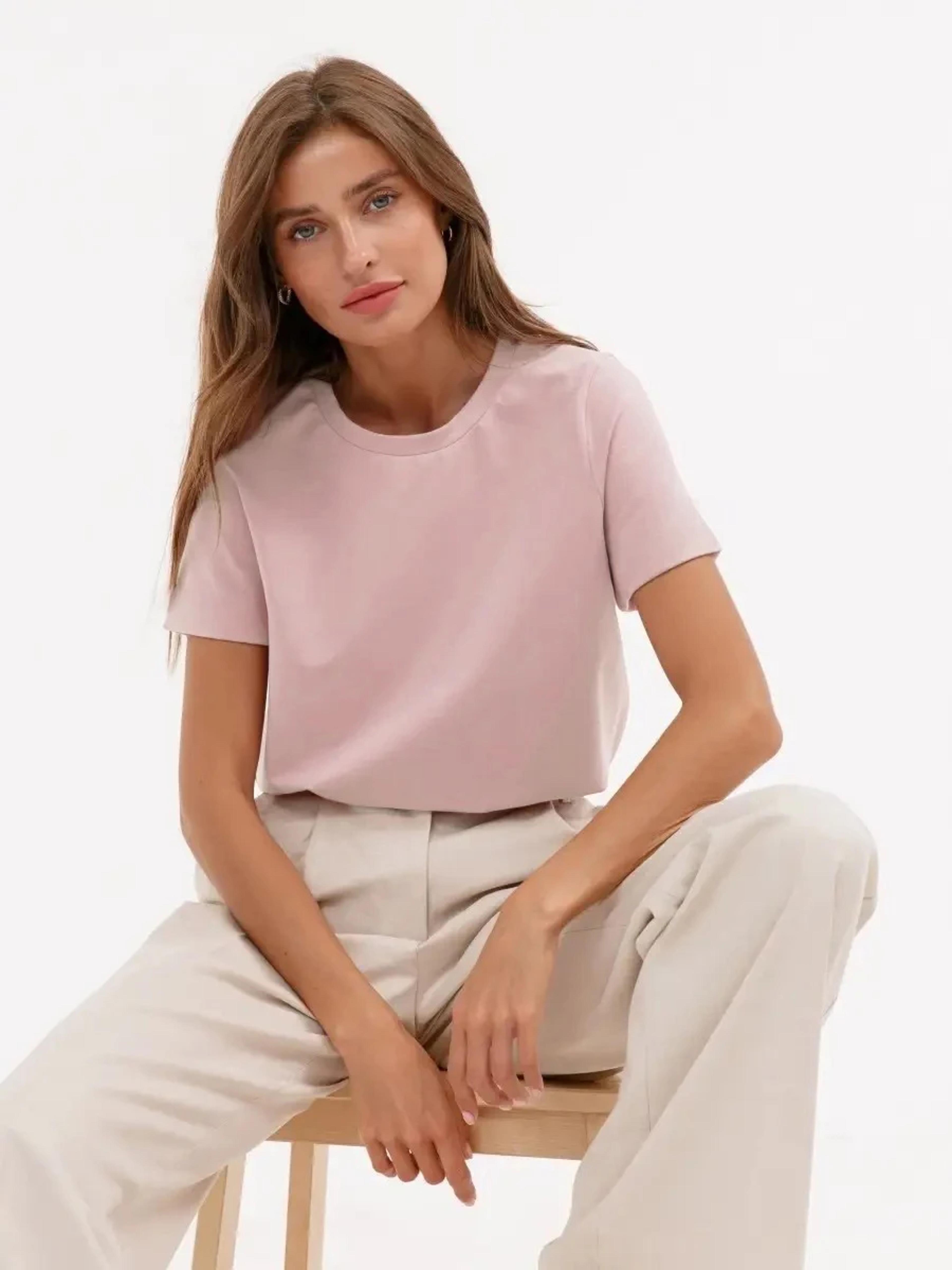 Summer Cotton Womens Casual Short Sleeve TShirt Loose Fit  Stylish Basic Top For Everyday Wear 3