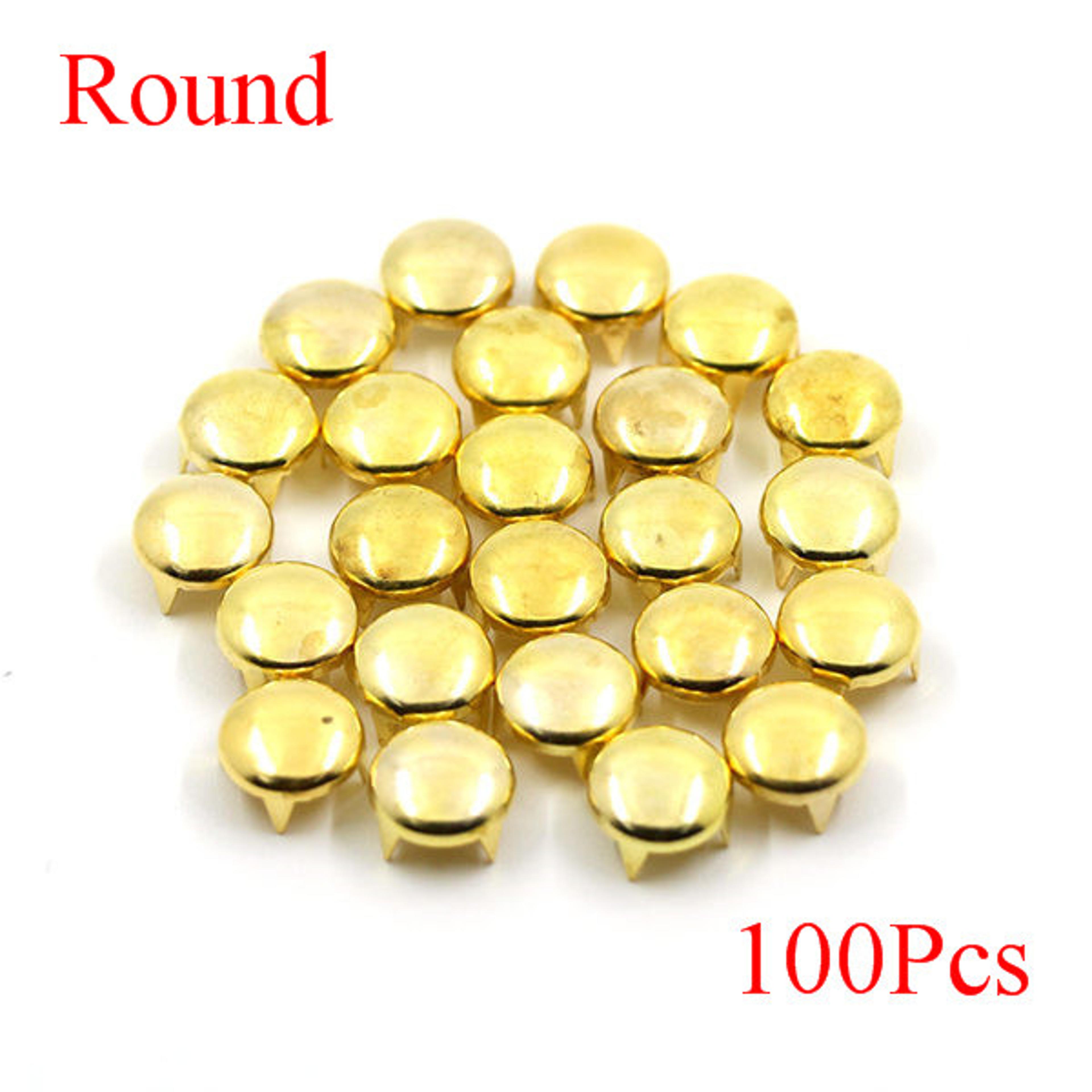 Metal Spikes Square Studs Rivets For Leather Craft Clothes Shoes  Bracelets 8