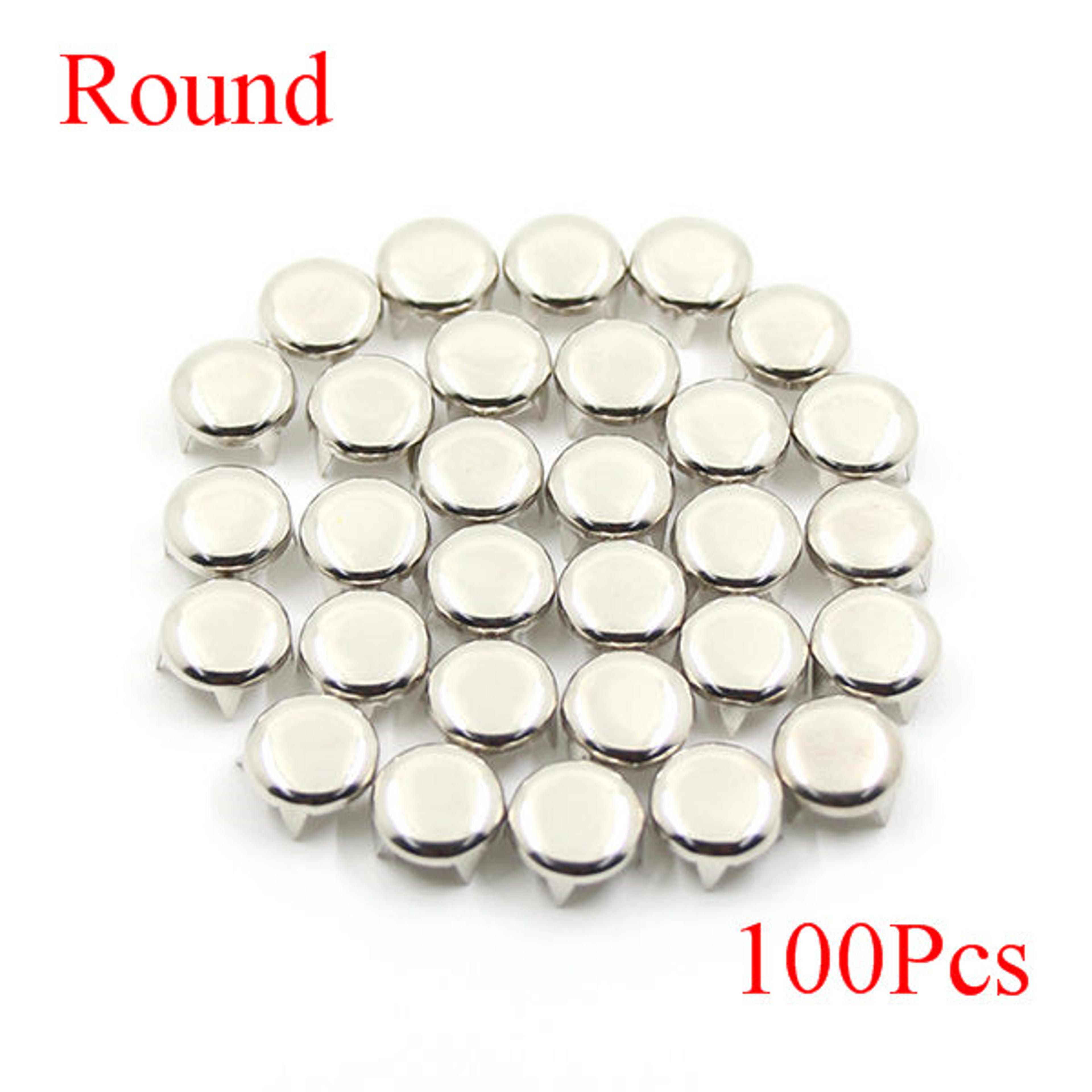 Metal Spikes Square Studs Rivets For Leather Craft Clothes Shoes  Bracelets 9