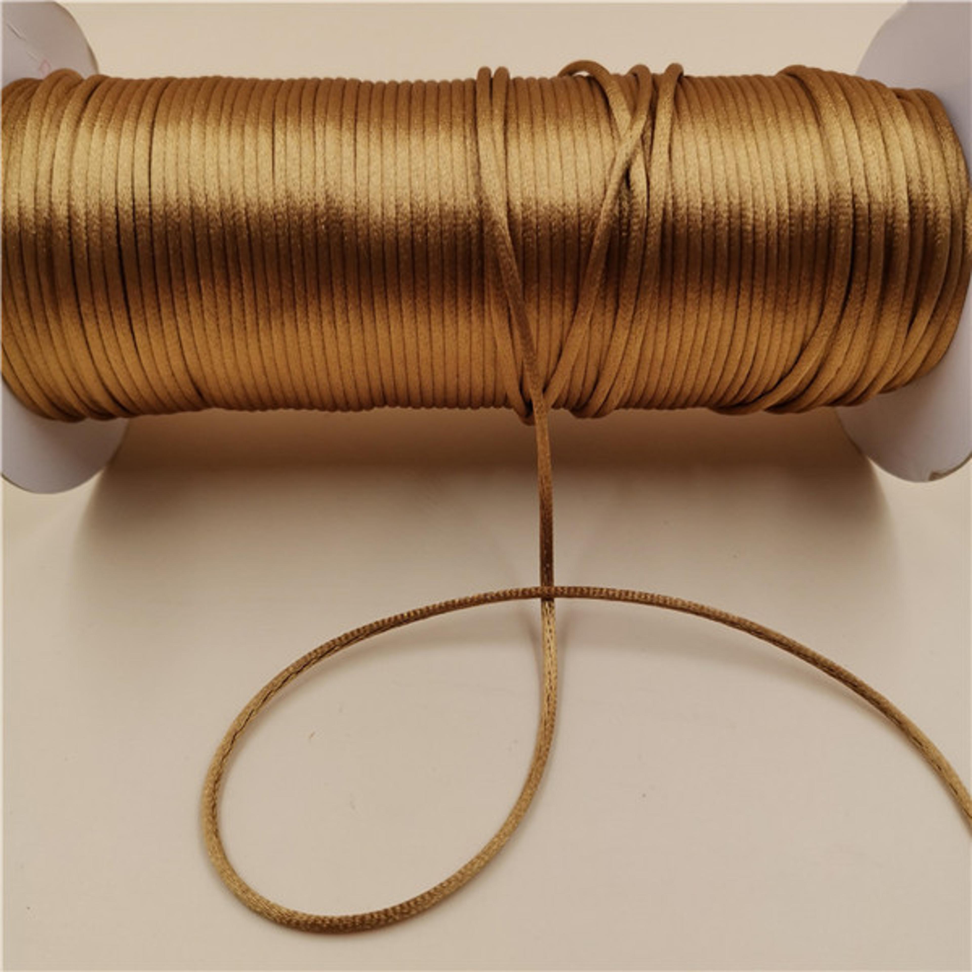 Braided Macrame Silk Cord For DIY Bracelets Chinese Knot Satin Beading Rope 10