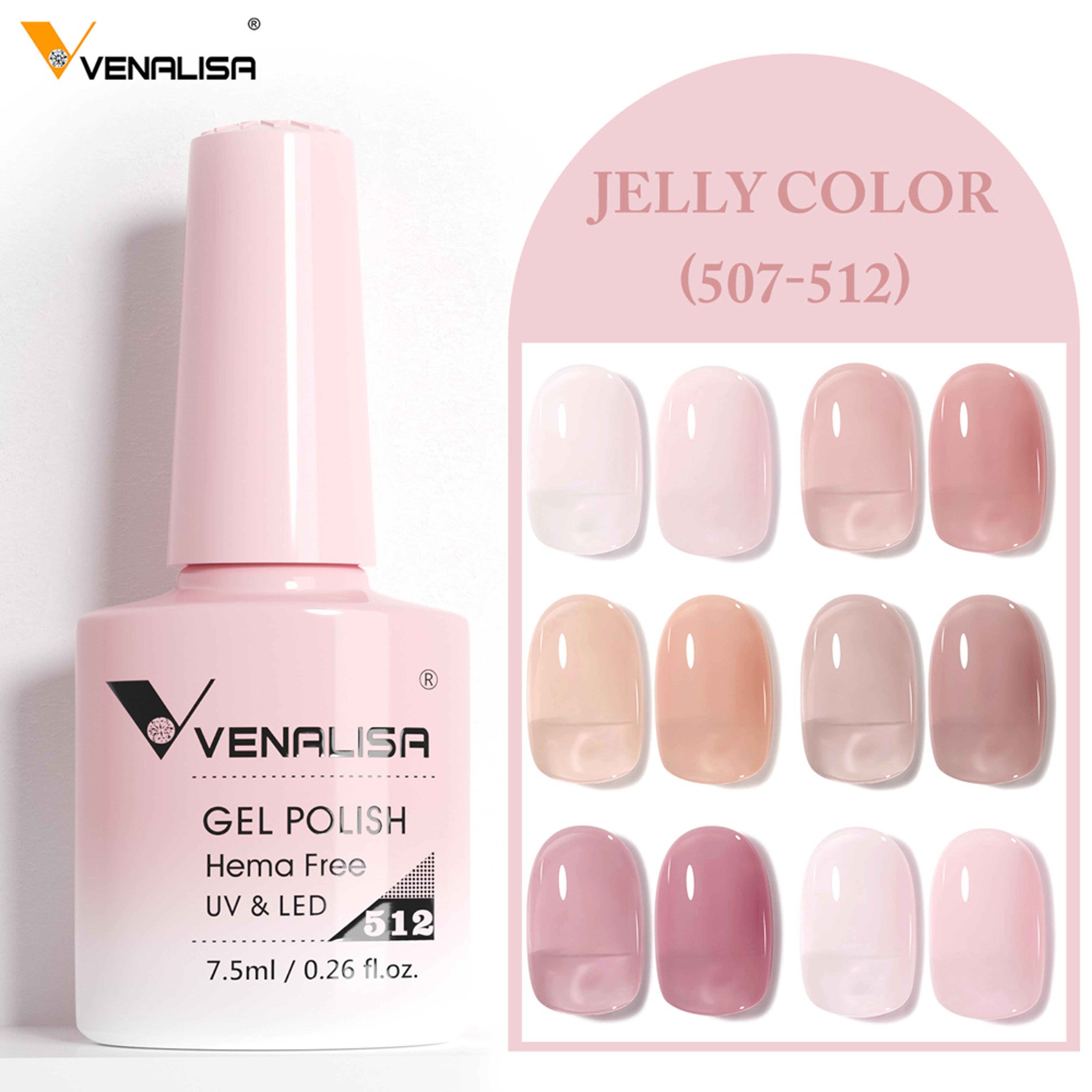 Glitter Nail Gel Polish Full Coverage SoakOff UV LED Collection 1