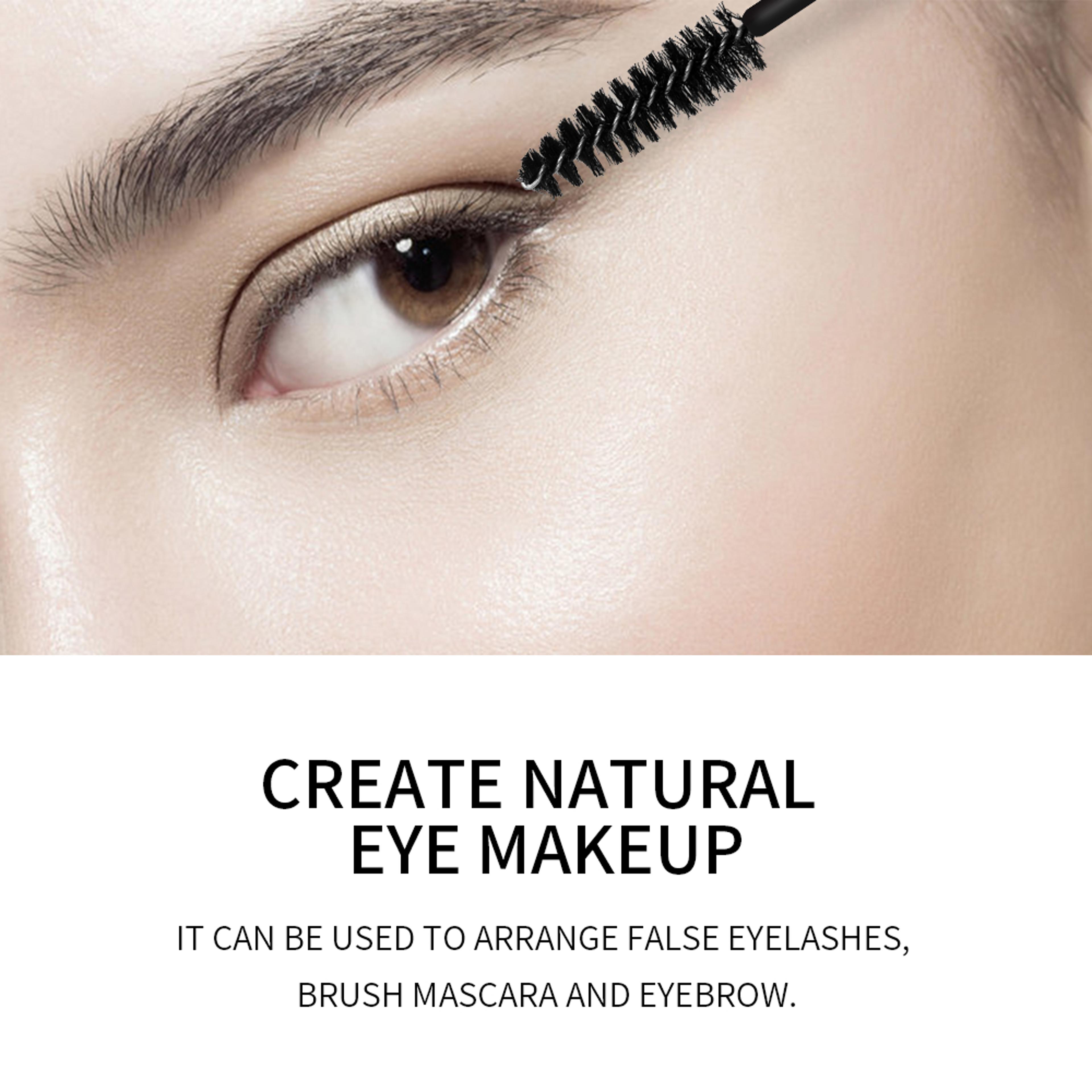 Disposable Eyelash Brushes Soft Head Crystal Eyebrow  Lash Extension Wands For Makeup Application 1