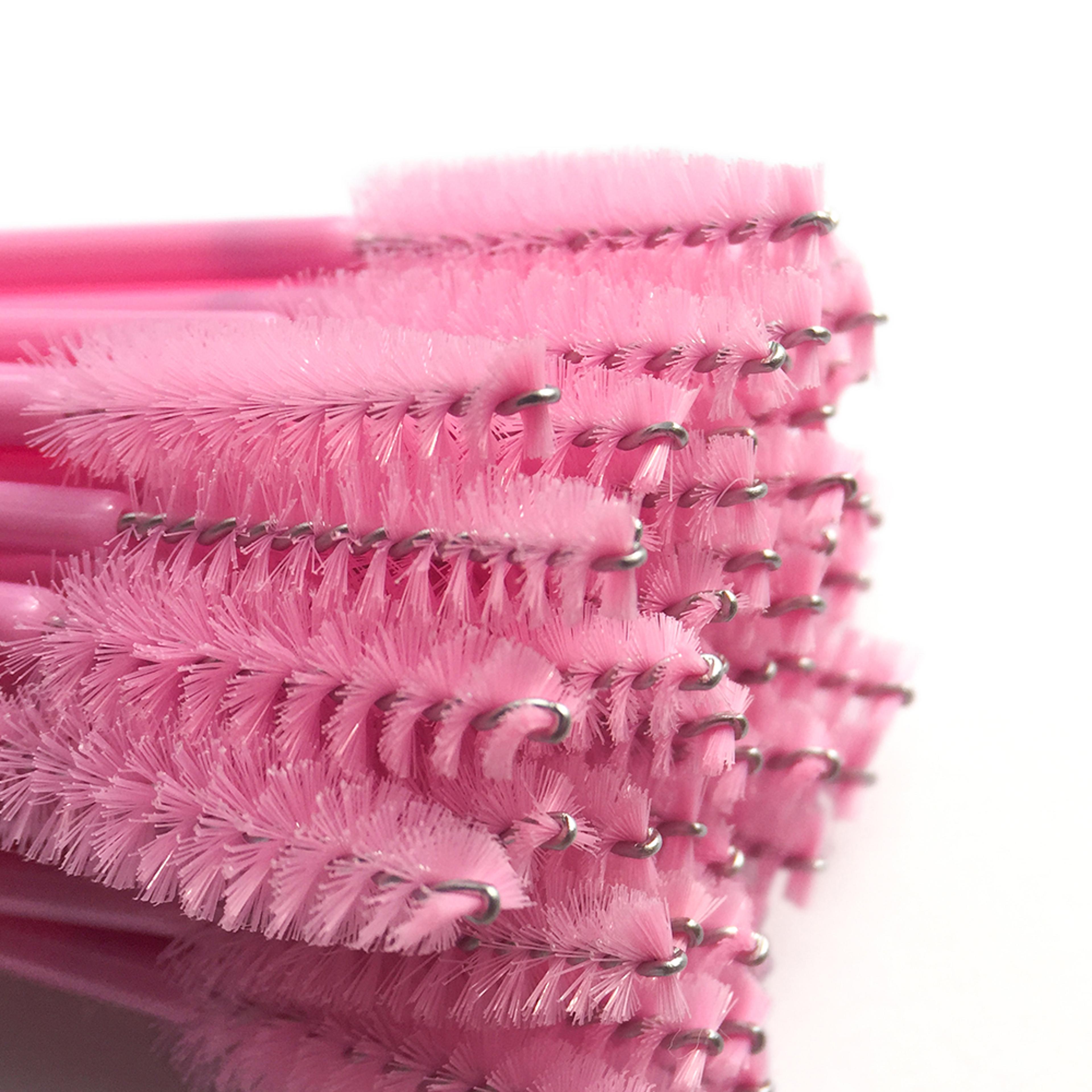 Disposable Eyelash Brushes Soft Head Crystal Eyebrow  Lash Extension Wands For Makeup Application 2