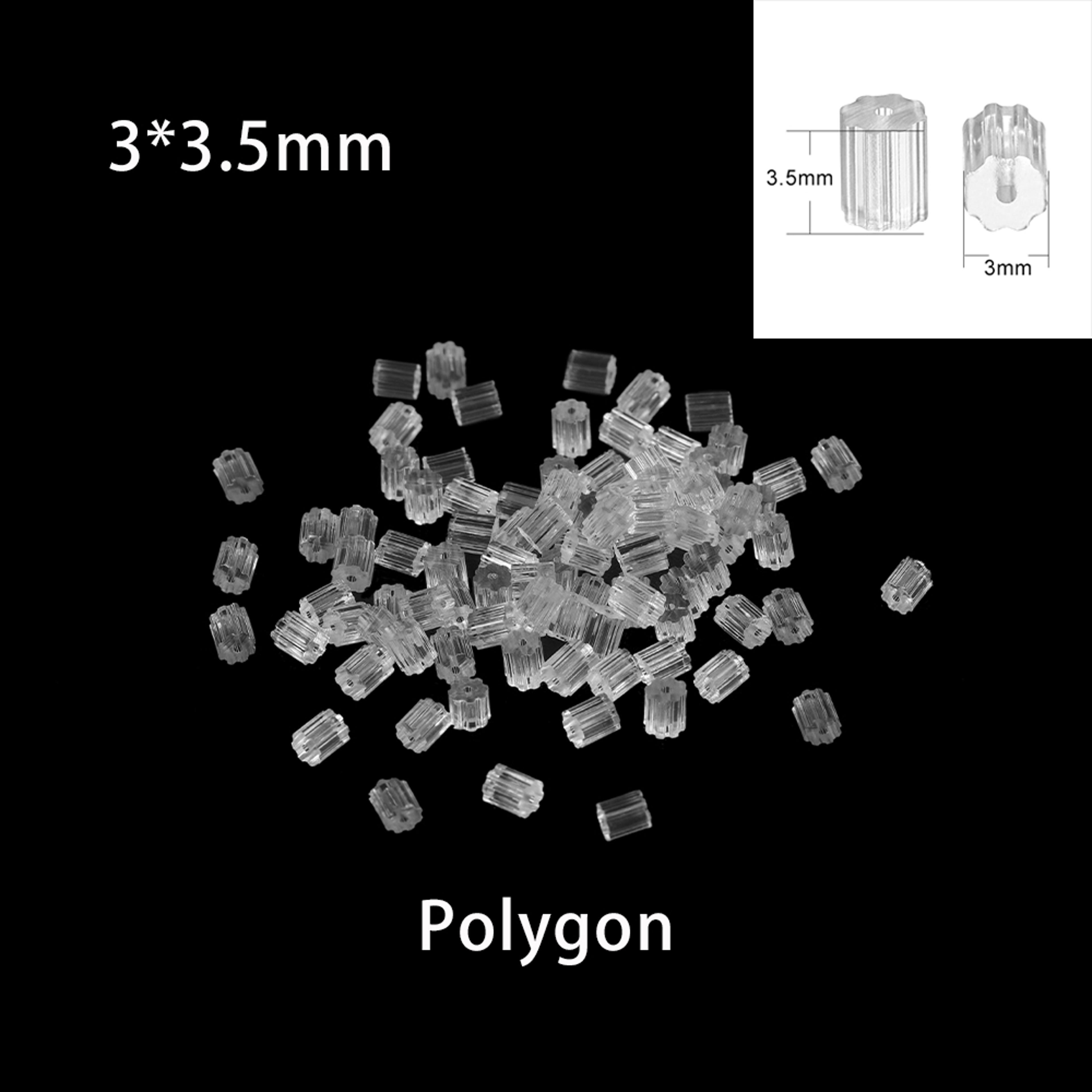 Soft Silicone Rubber Earring Back Stoppers For Stud Earrings DIY Earring Findings  Bullet Tube Ear  3