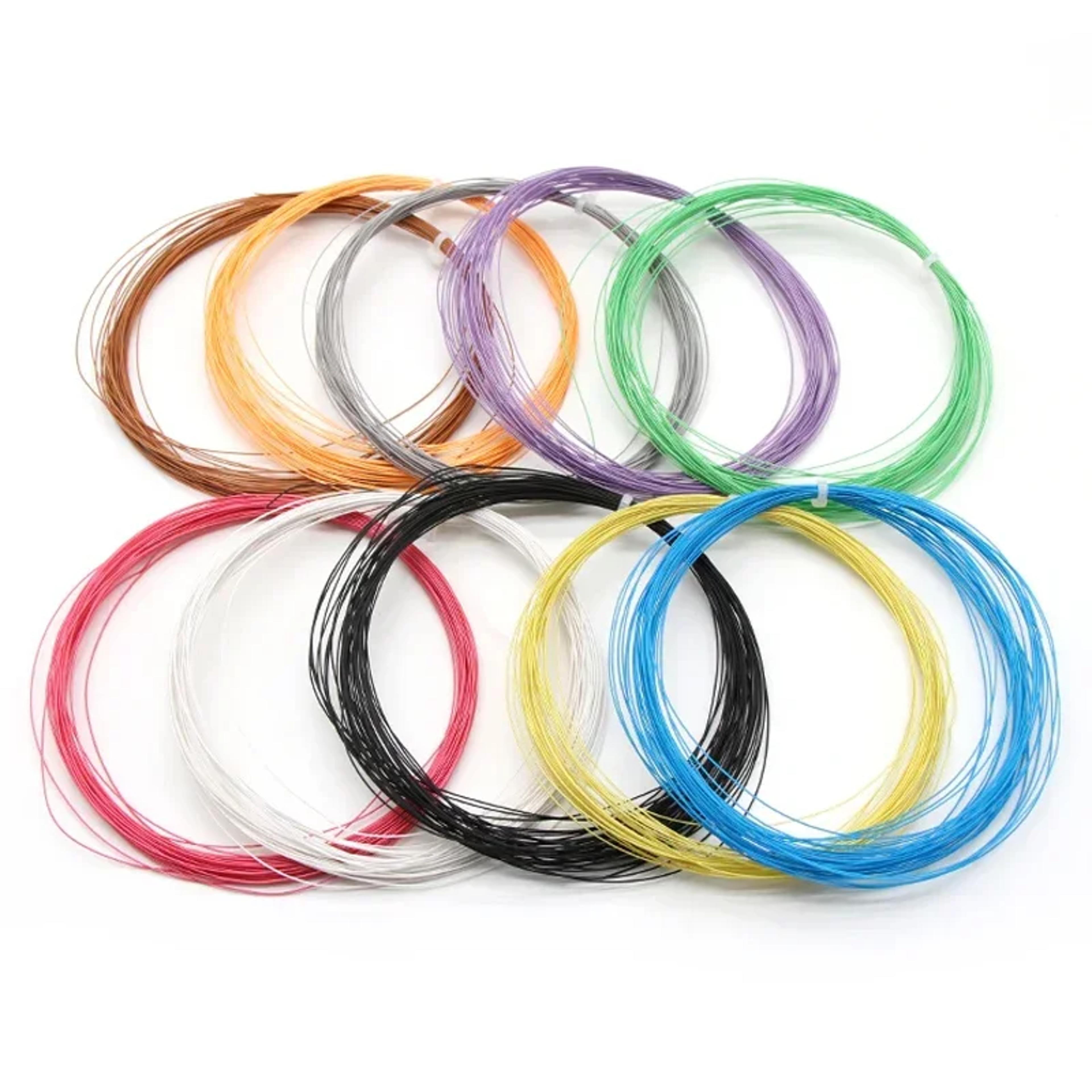 PTFE Silver Plated Copper Wire High Temperature Electronic Single Core Micro Fine Cable 2