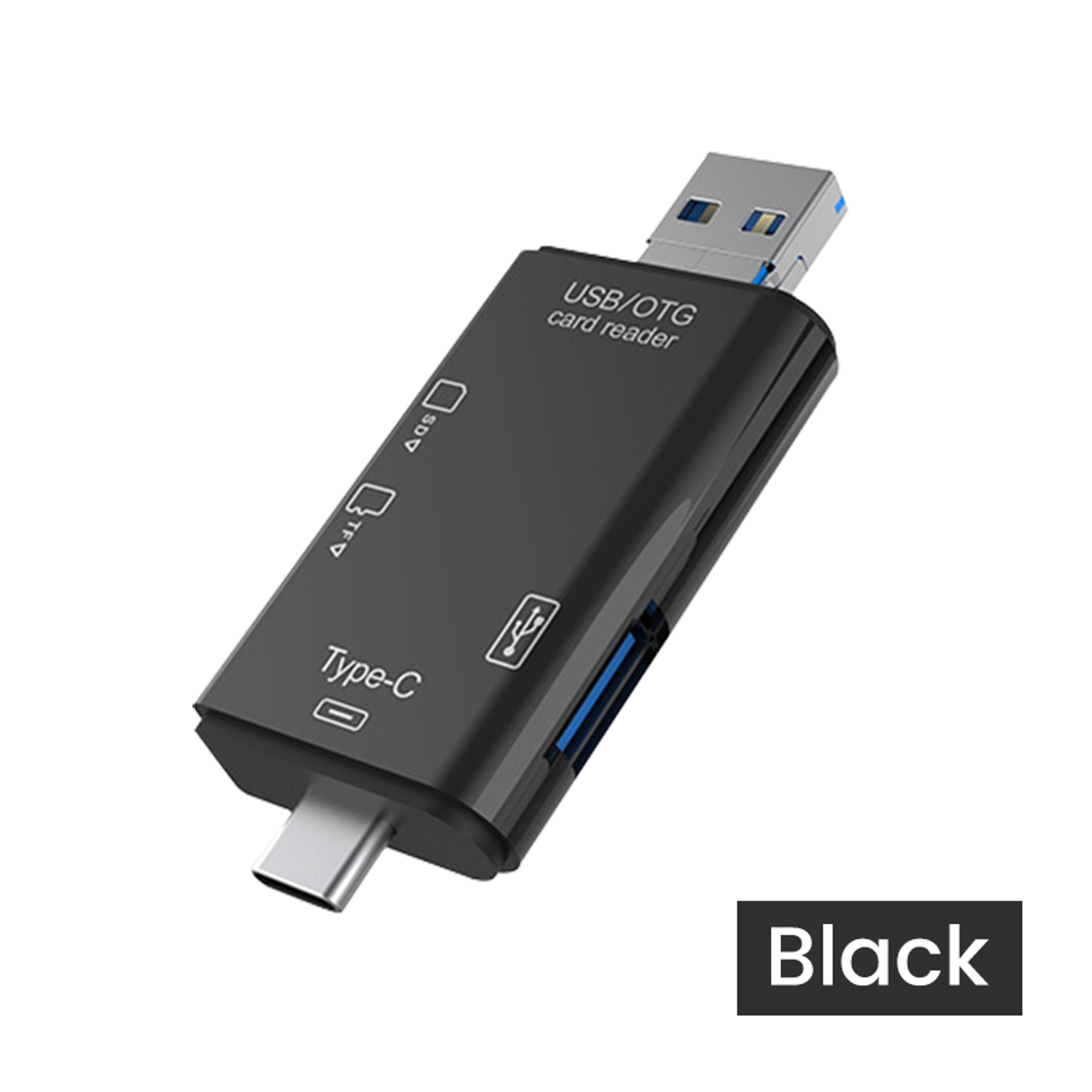 USB Type C OTG Adapter Multifunctional SD  TF Card Reader With HighSpeed Data Transfer 8