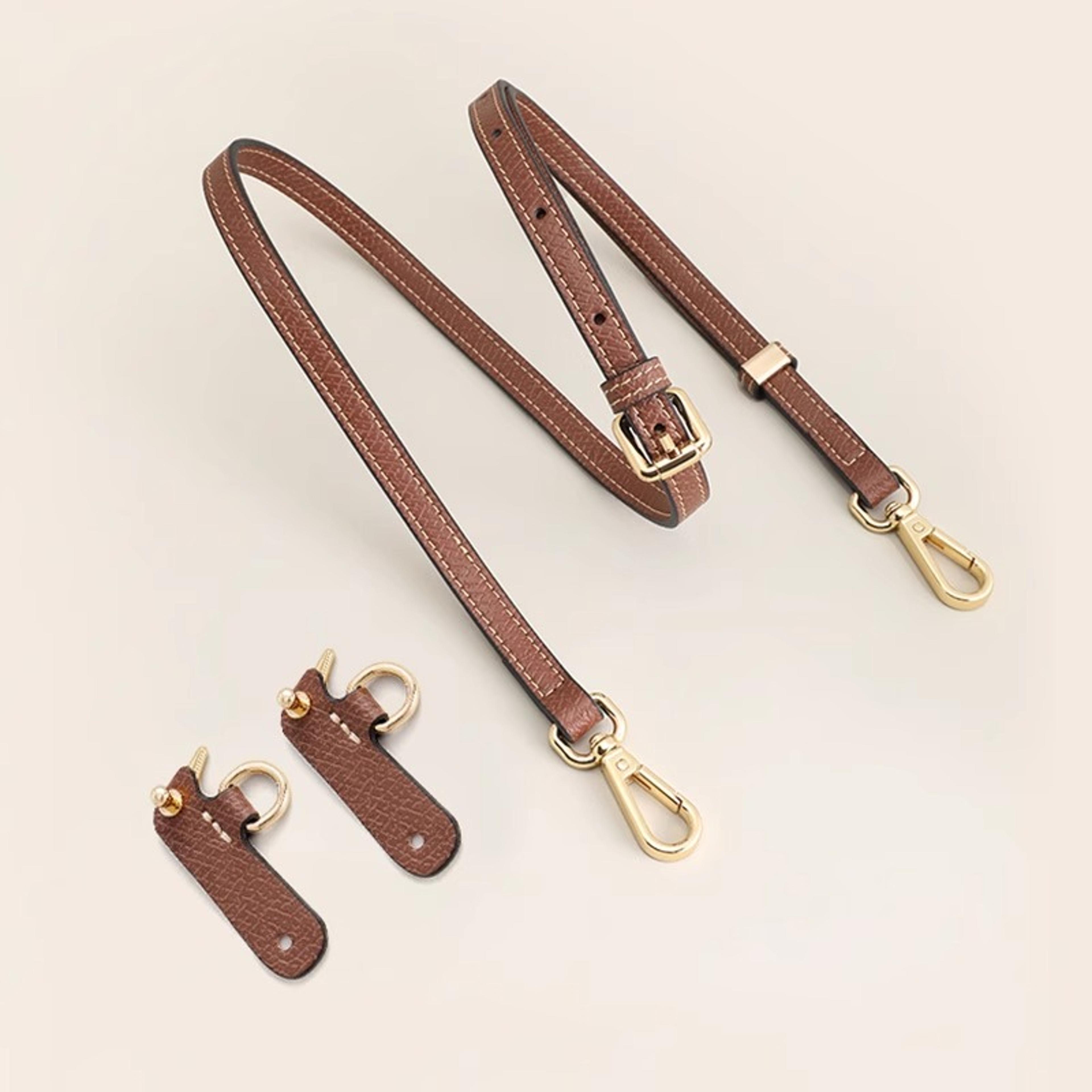 premium leather crossbody bag strap for longchamp mini bag adjustable shoulder strap replacement