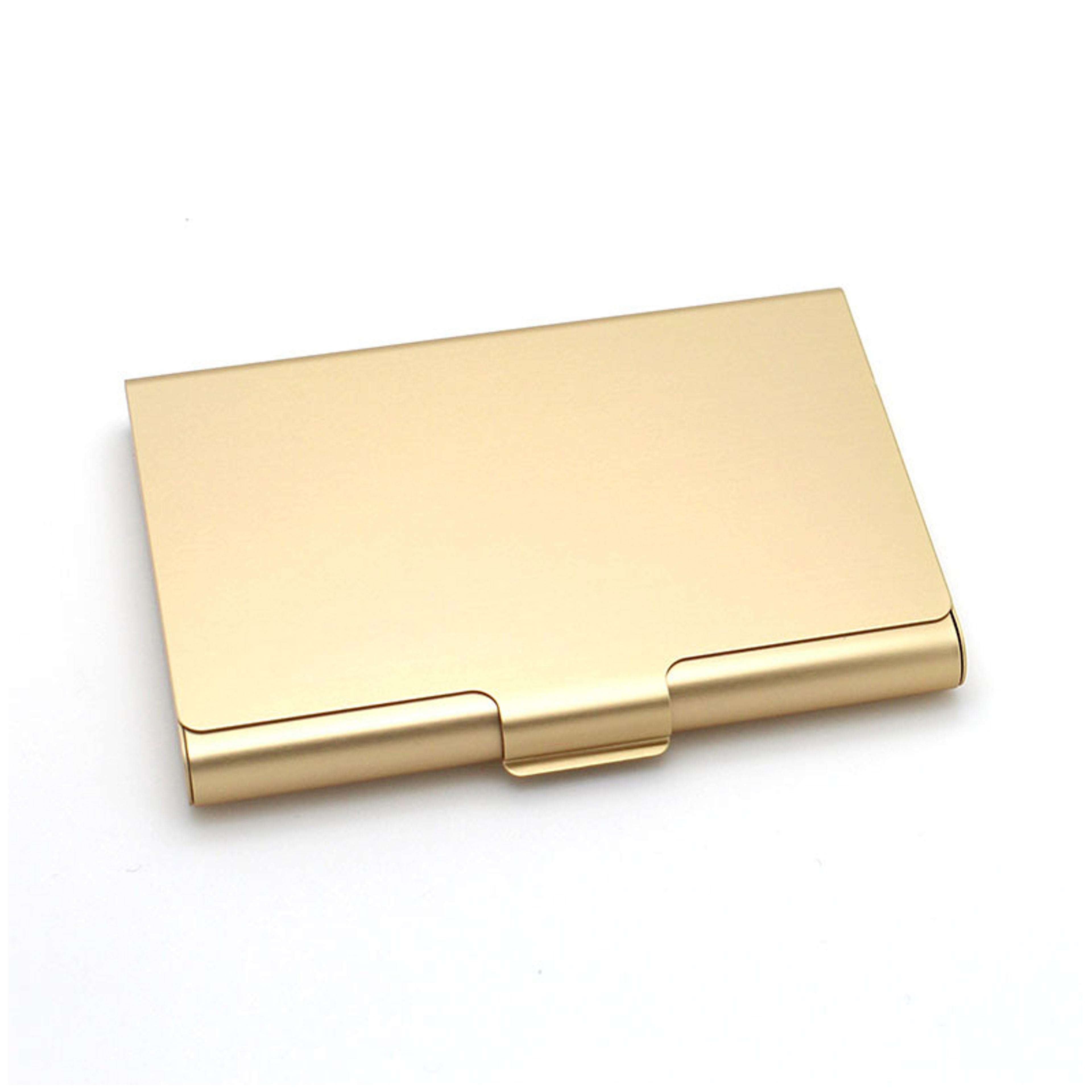 Slim Aluminum Business Card Holder Wallet For Credit Cards And Professional Card Storage 11