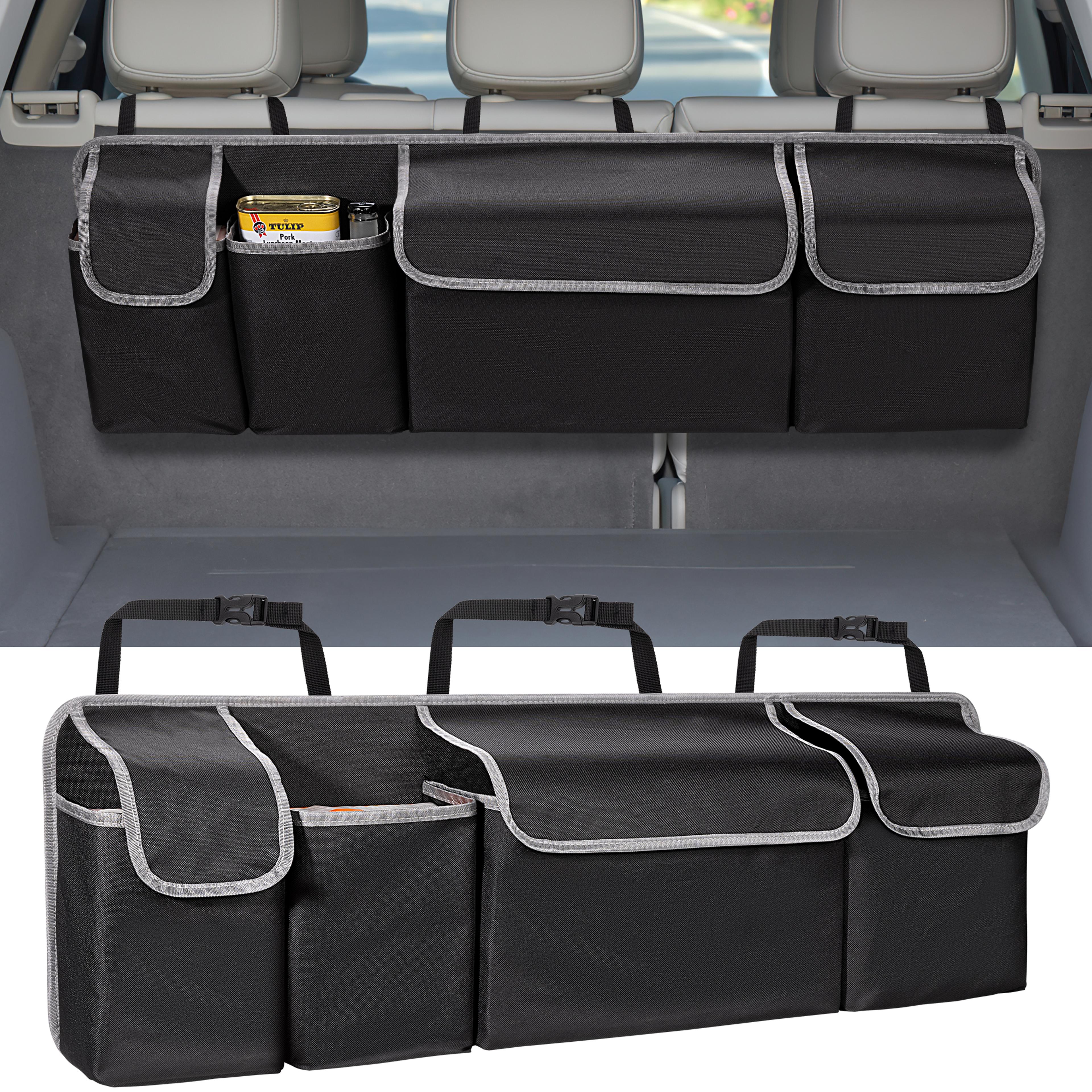 car trunk organizer for suv premium backseat hanging storage bag with pockets