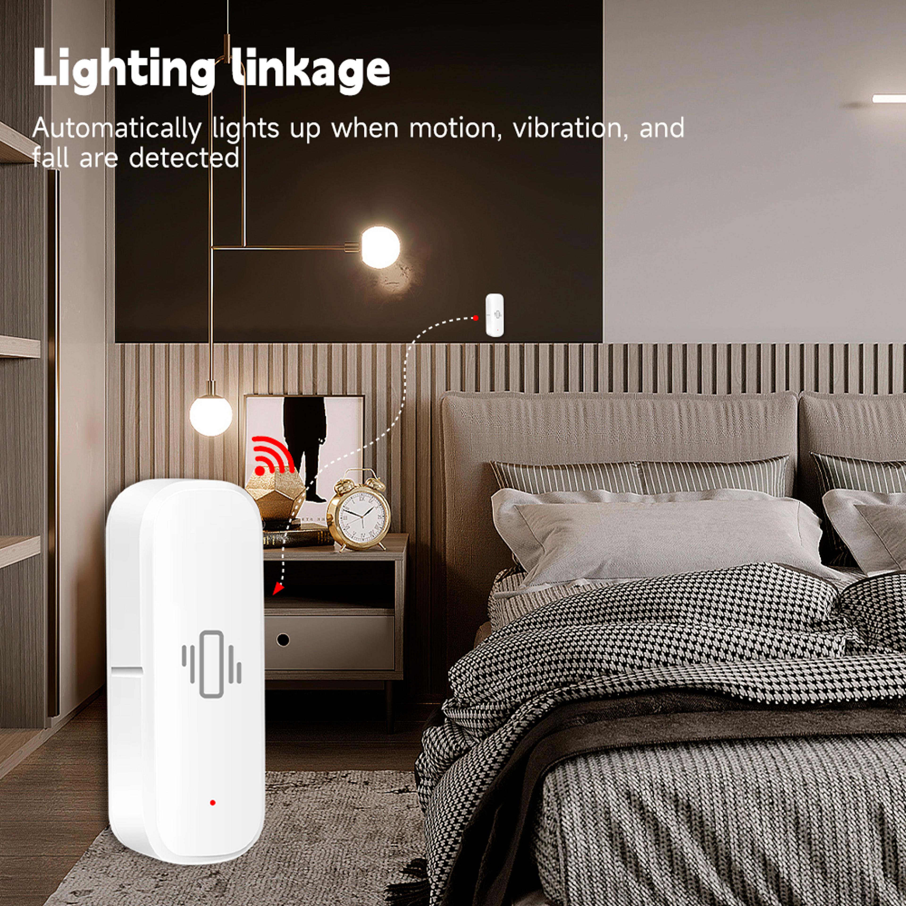 Smart Vibration Sensor WiFi Monitor AppControlled Security Protection With Motion Detection  Shock  3