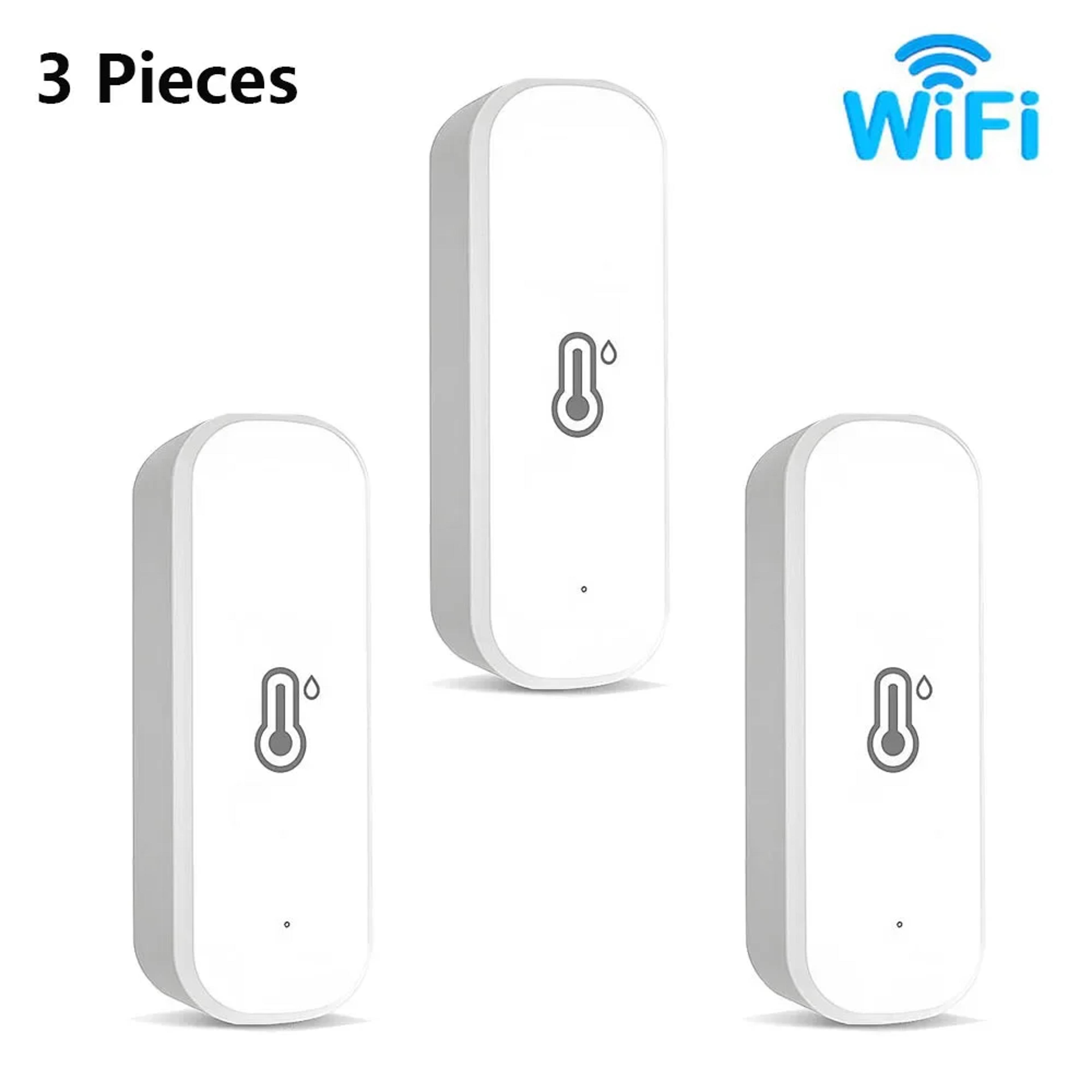 Smart WIFI Temperature And Humidity Sensor For Smart Homes Works With Alexa  Google Assistant 8
