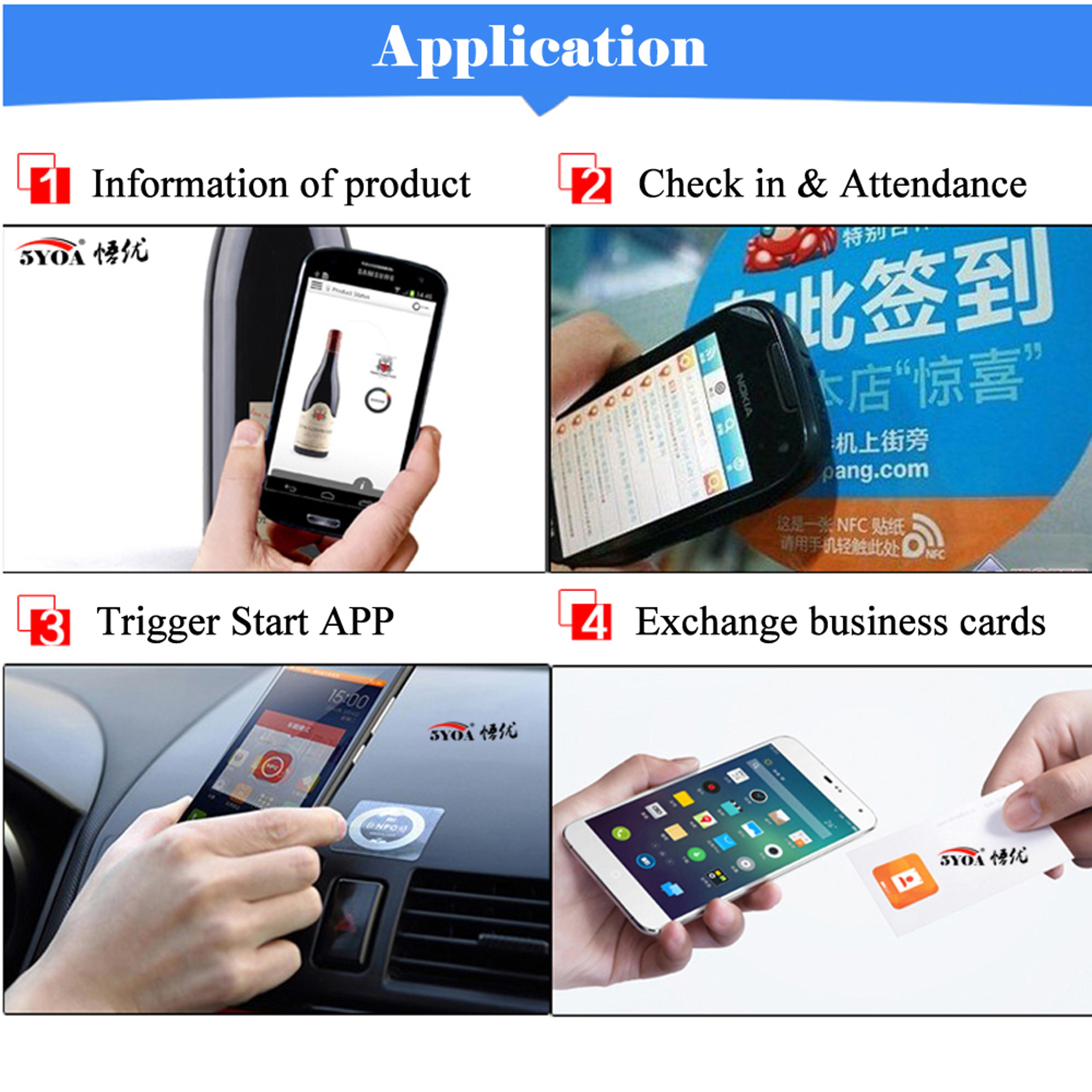 NFC Tags Stickers Durable RFID Labels For Custom Applications 3