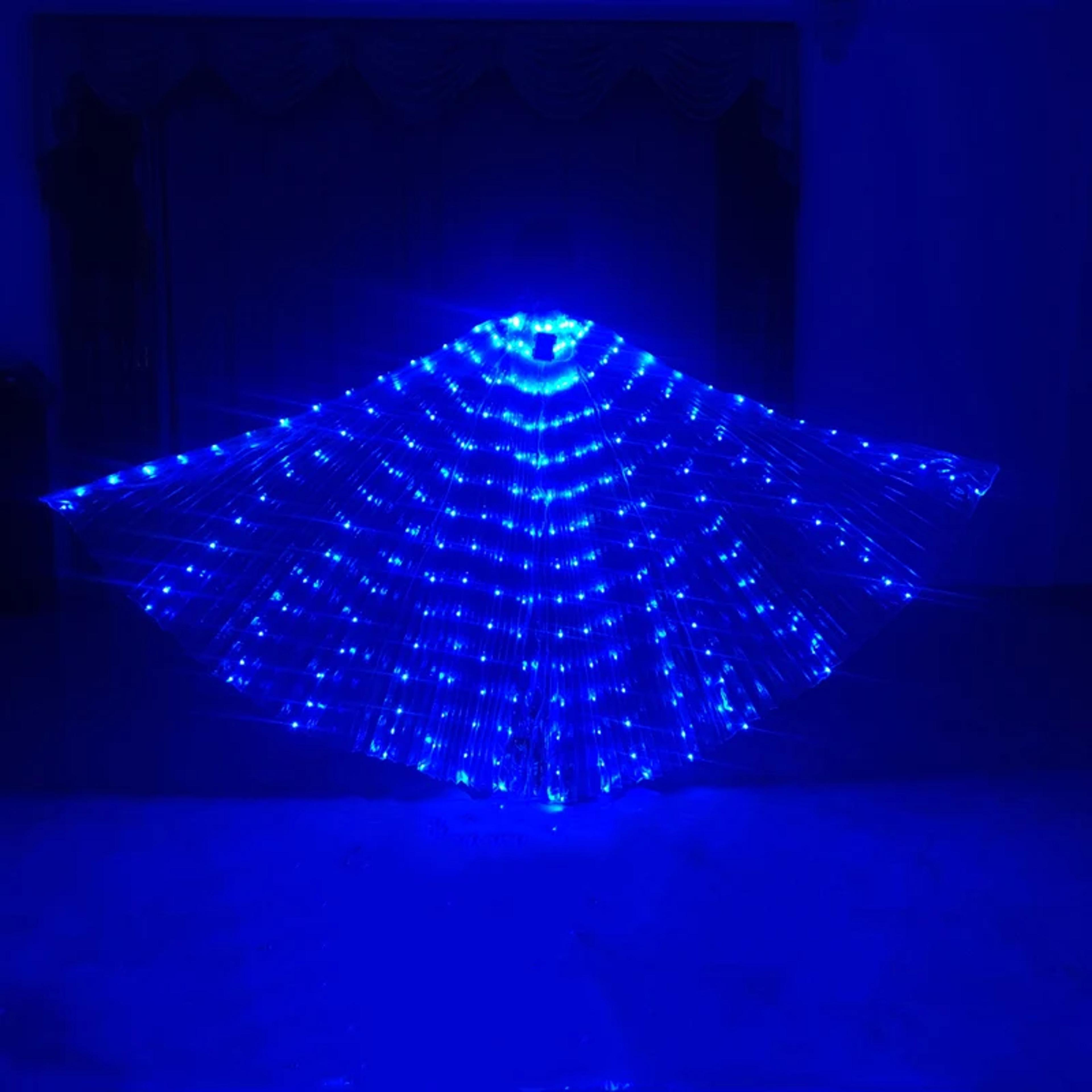 LED Belly Dance Wings With Shining LED Lights Halloween Costume Prop For Adults  Kids 6
