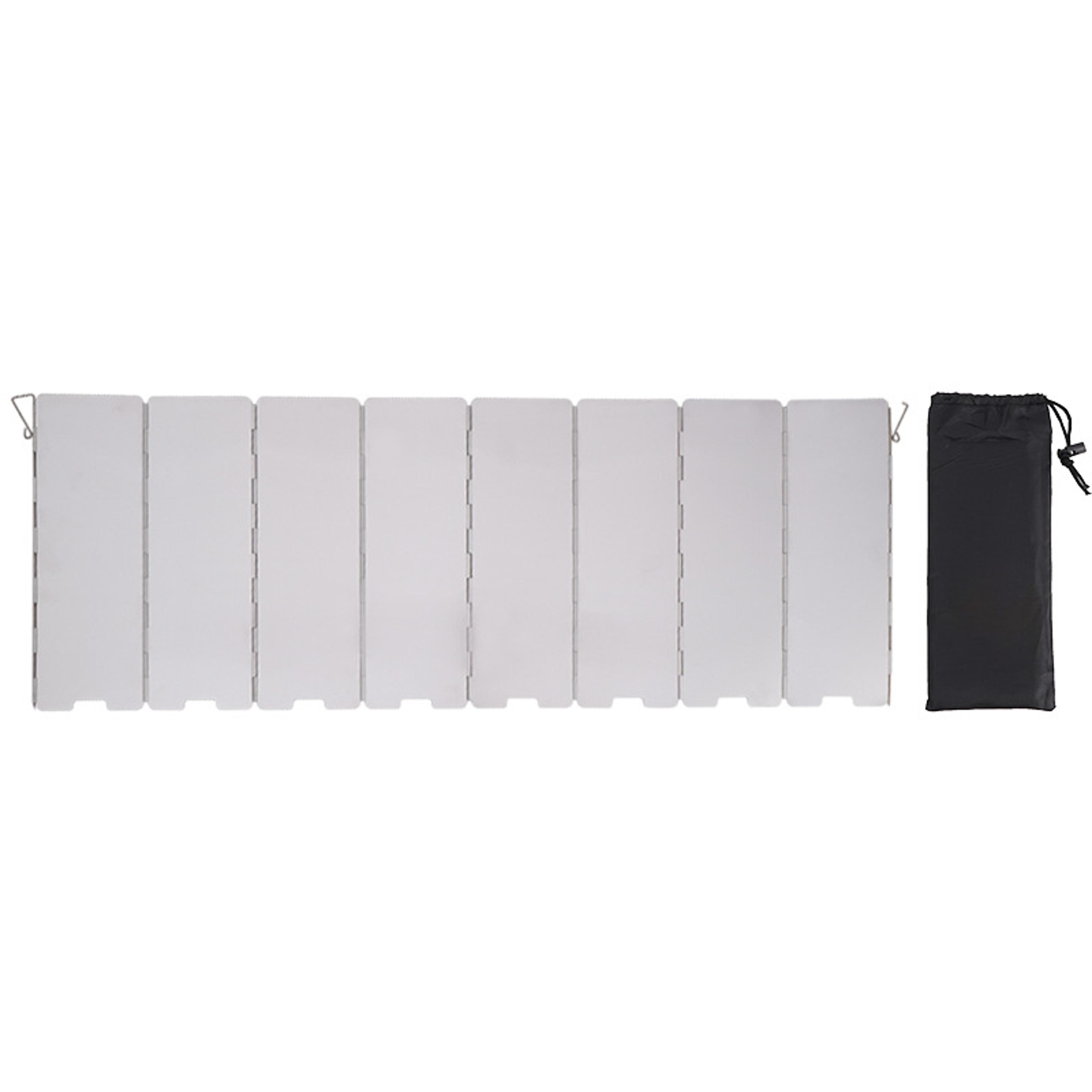 Aluminum Alloy Wind Shield For Gas Stove Windproof Screen For Outdoor Camping  Picnic Cooking 2