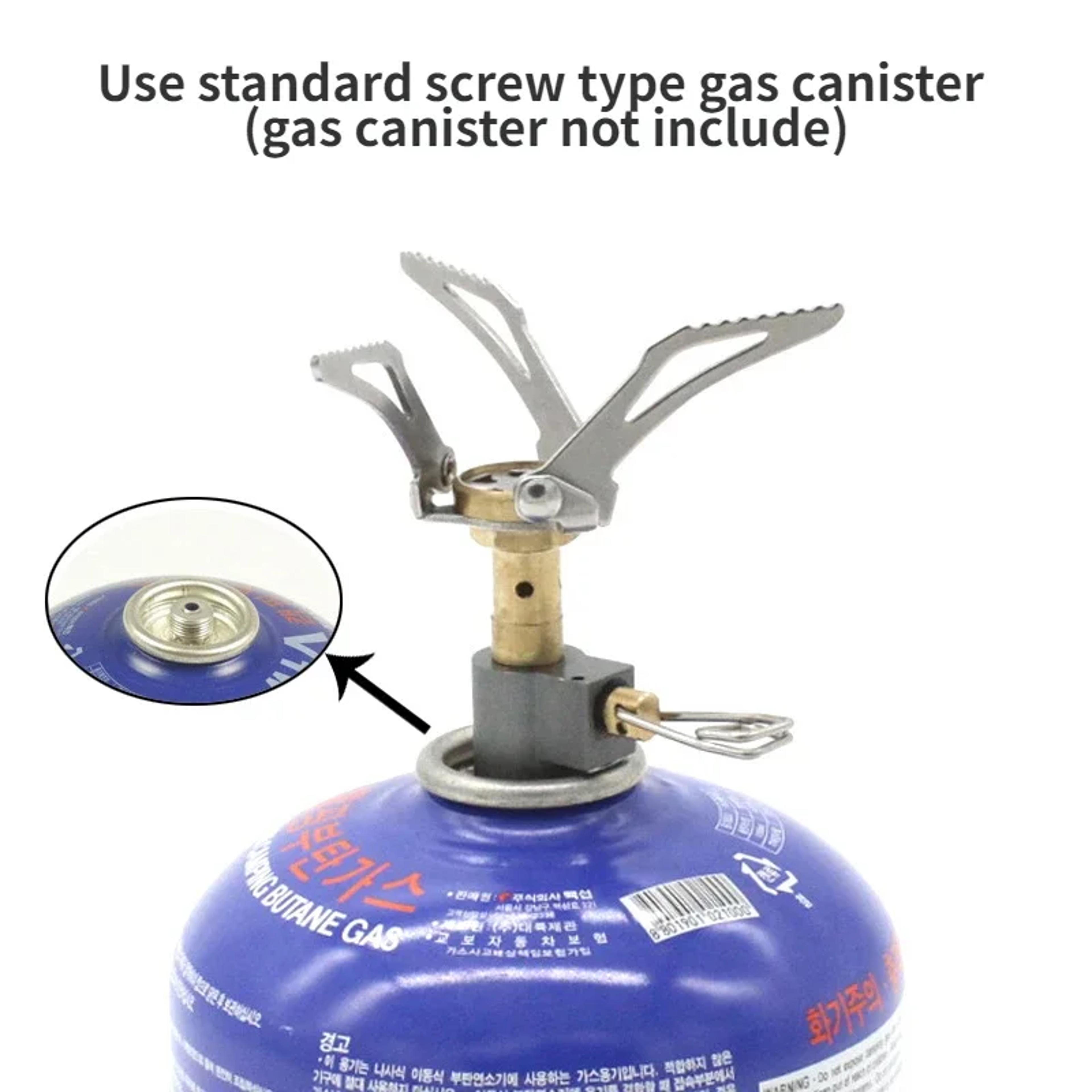 Portable Camping Stove Foldable Mini Gas Burner For Backpacking And Outdoor Cooking 3