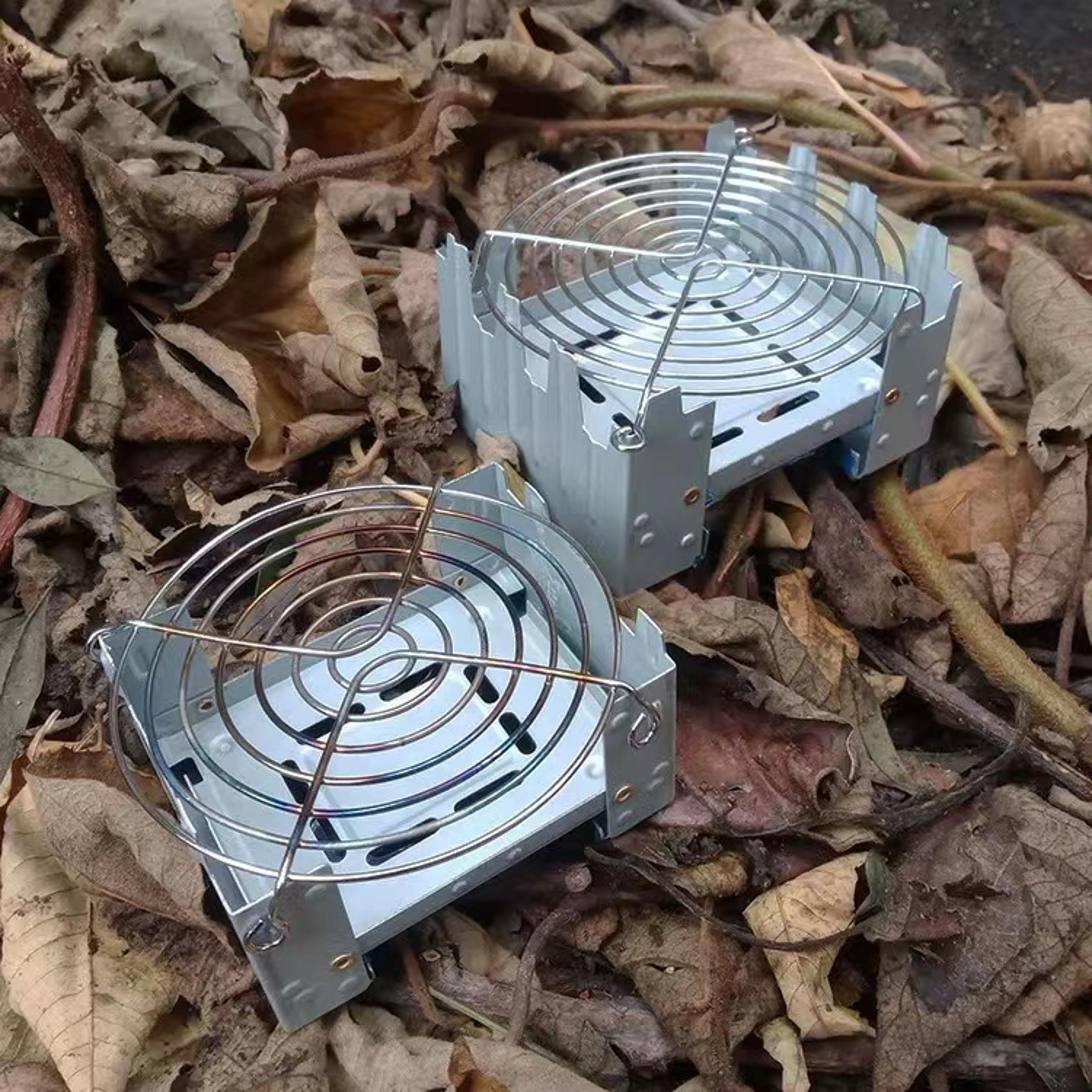 Portable Camping Alcohol Stove Burner Solid Alcohol Fuel Folding Mini Cooking Stove 0