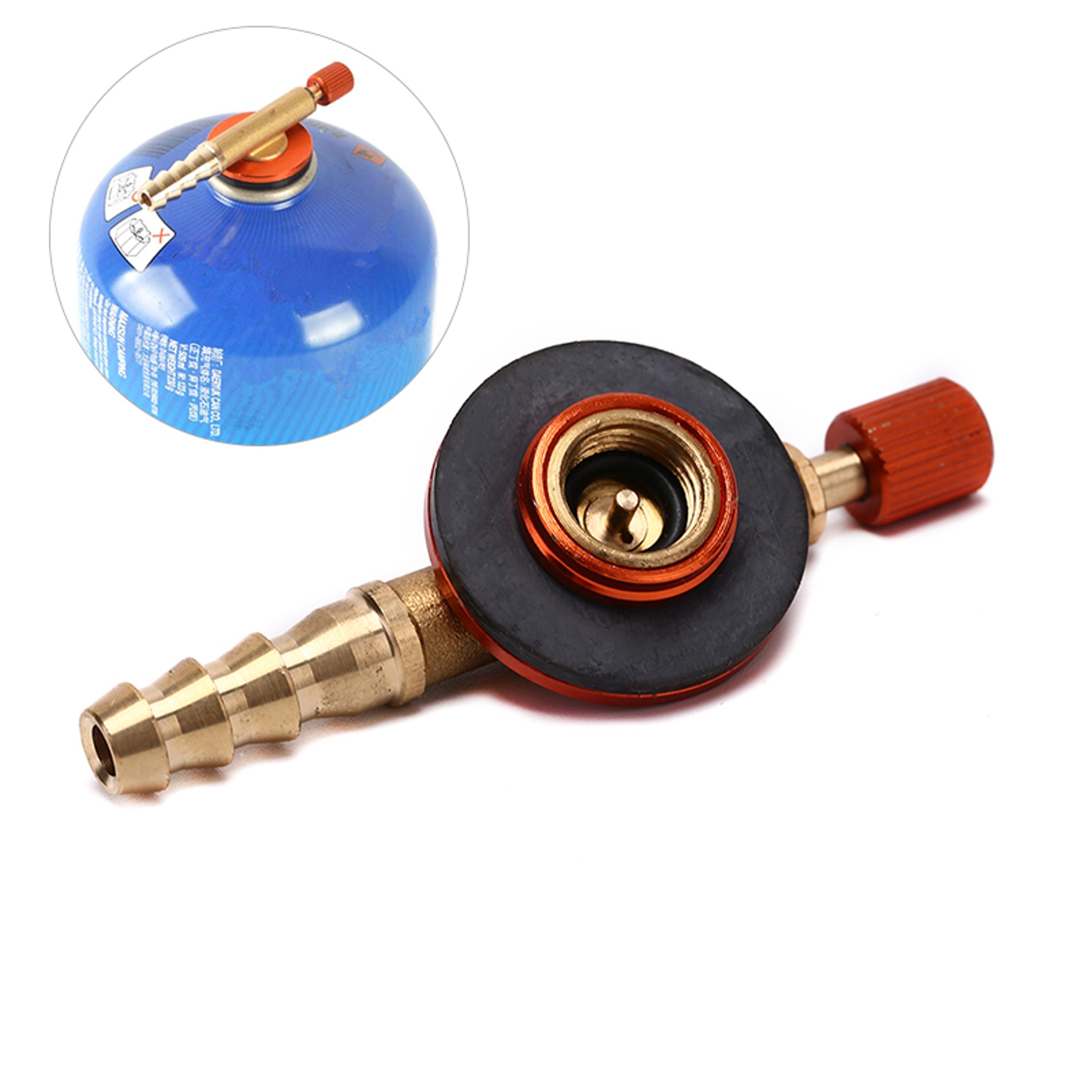 outdoor camping gas stove valve adapter safe switch for flat tank cylinders