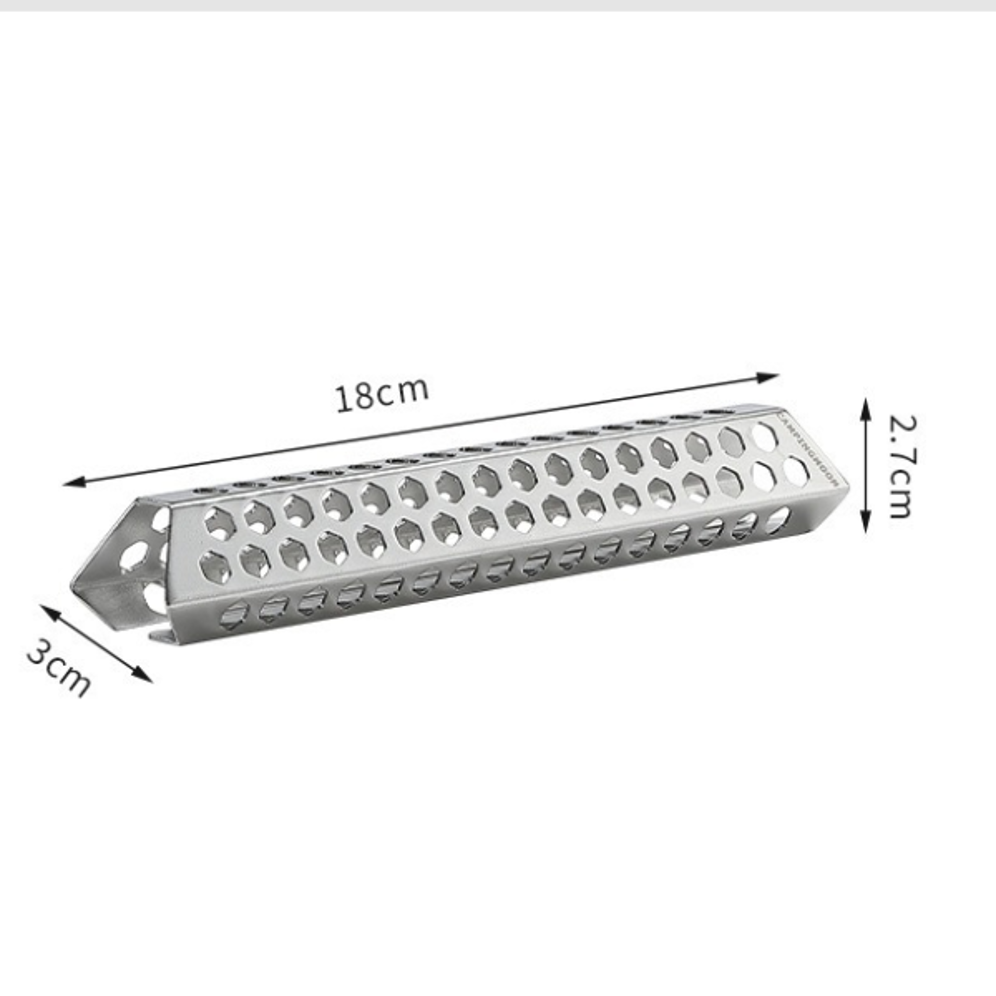 Small Stainless Steel Camping Burner  Fully Smokeless Honeycomb Design for Outdoor Use