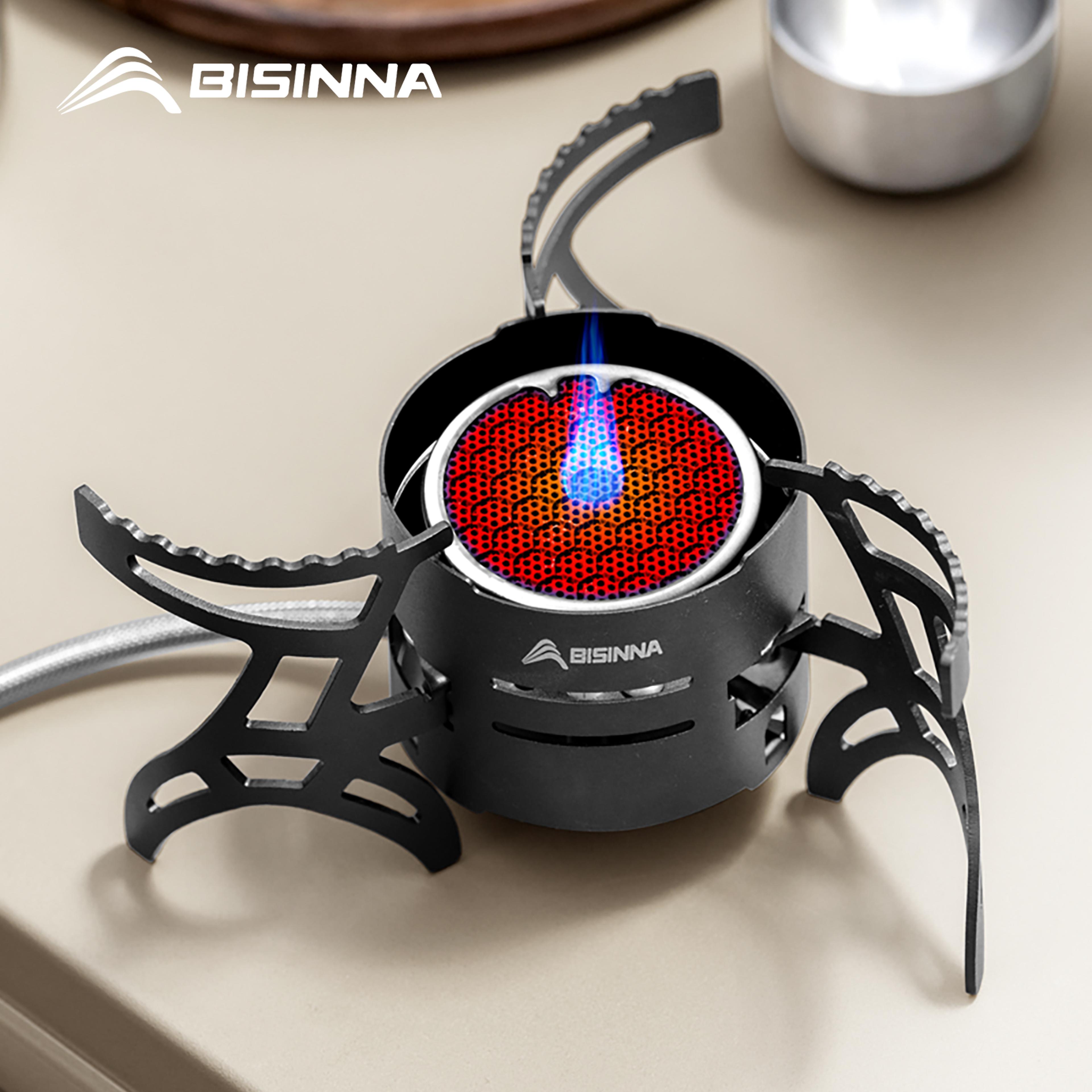 high power camping infrared gas burner ultralight folding stove for hiking, picnic & camping