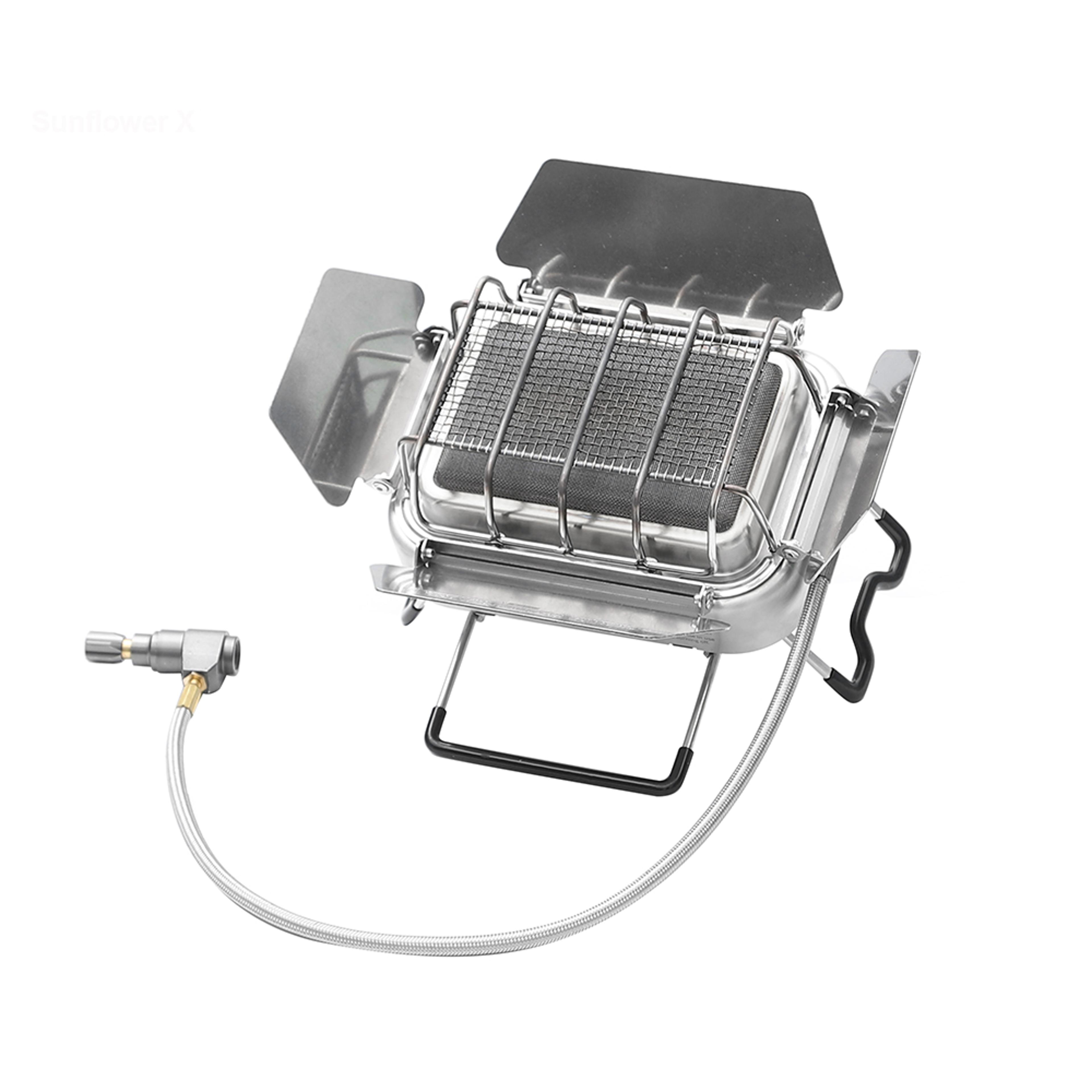 Portable Gas Camping Stove Heater MultiFunction Gas Burner For Camping  Outdoor Heating 0