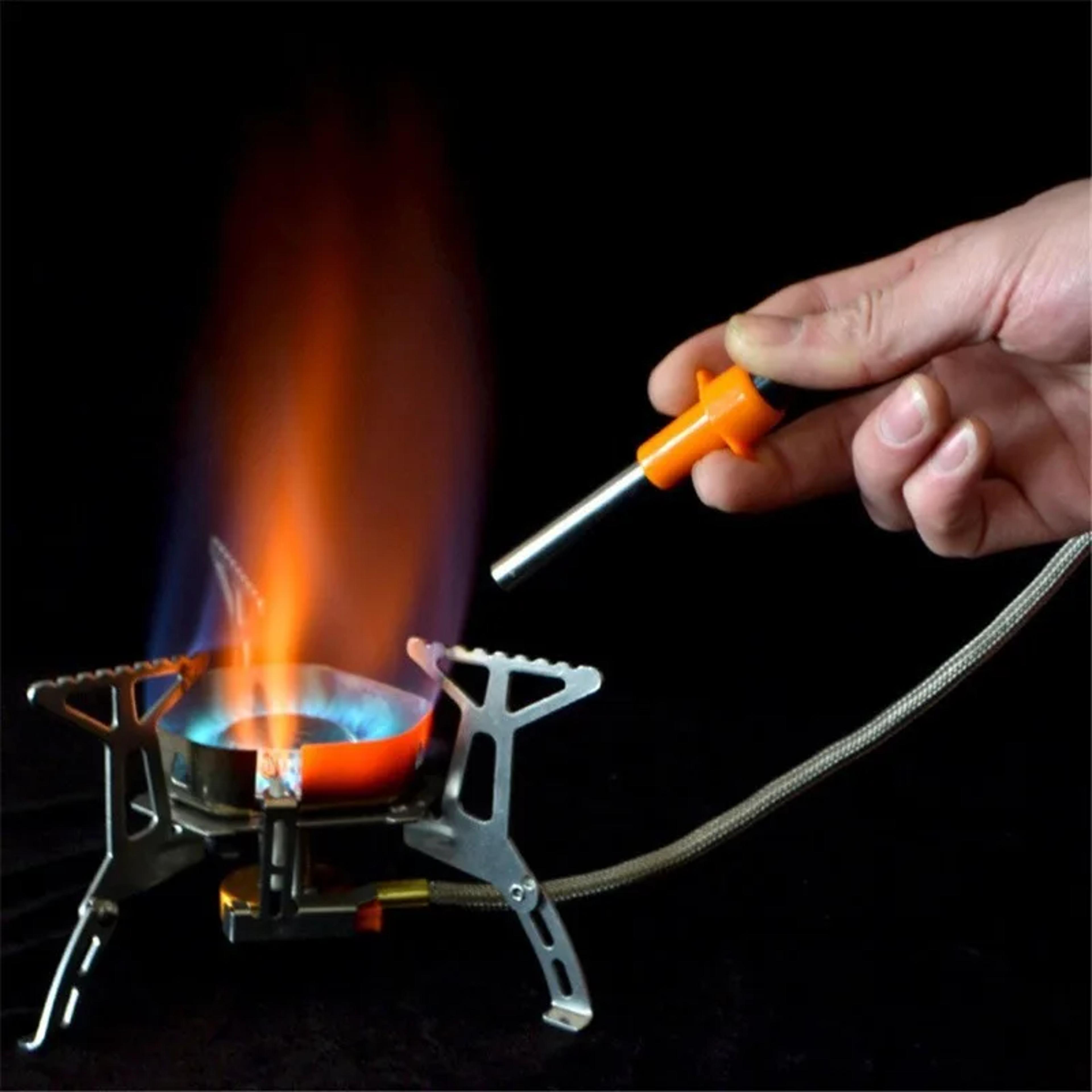 Compact Outdoor Electric Lighter For Camping  BBQ Stainless Steel Piezo Igniter 2