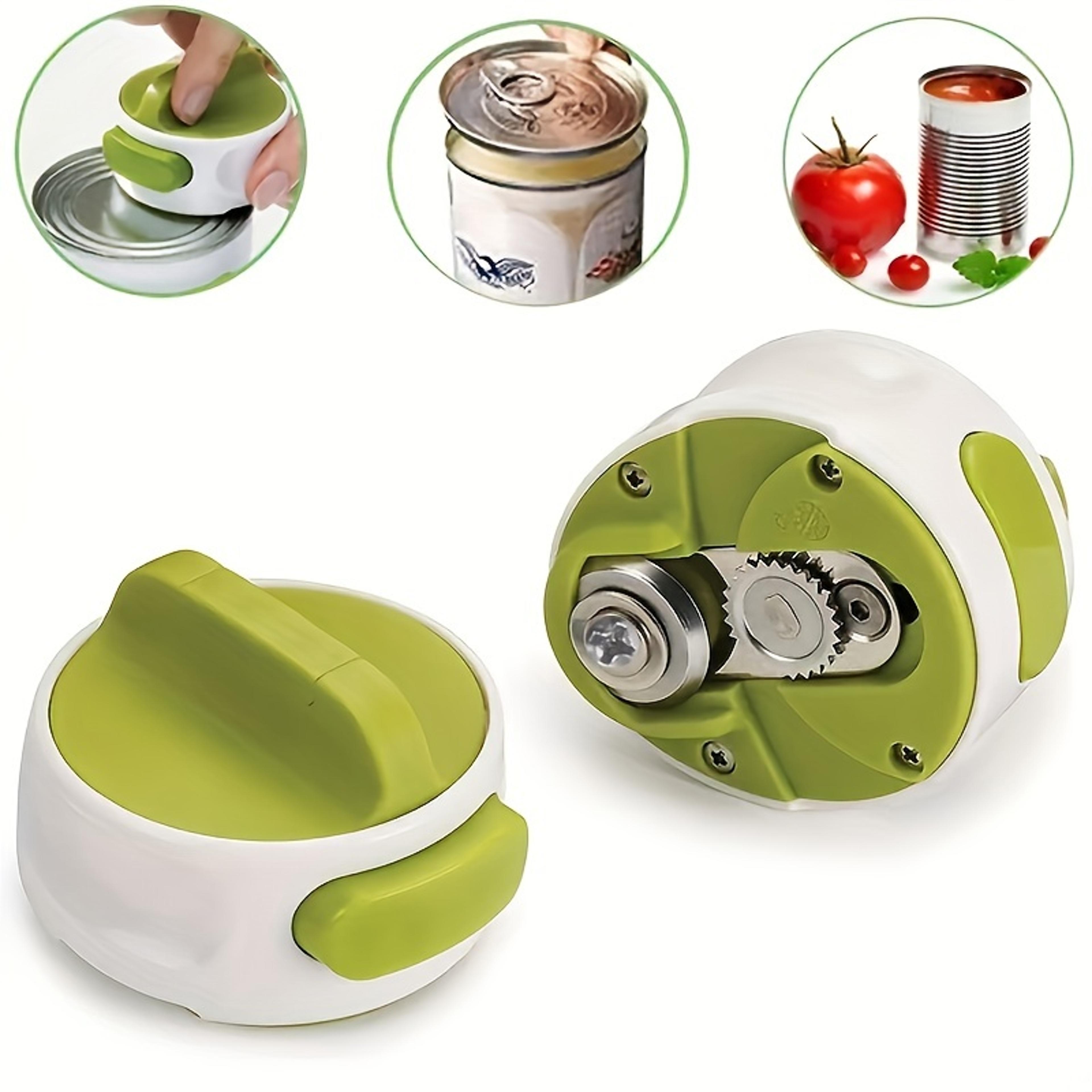 portable manual can opener adjustable, anti-slip, easy twist design for effortless jar opening
