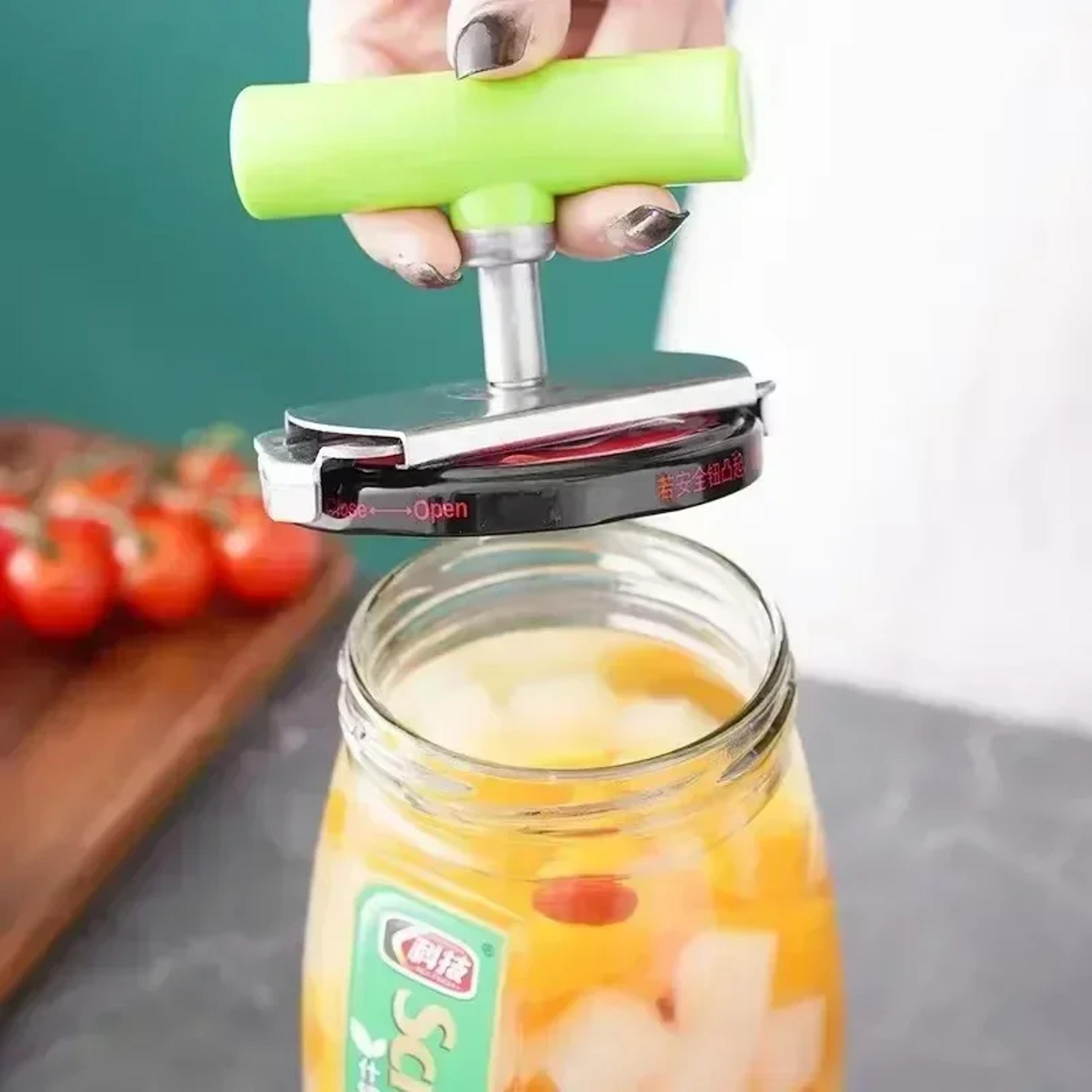 Adjustable Multifunction Stainless Steel Bottle Cap Opener LaborSaving Jar  Screw Can Opener For Ki 1