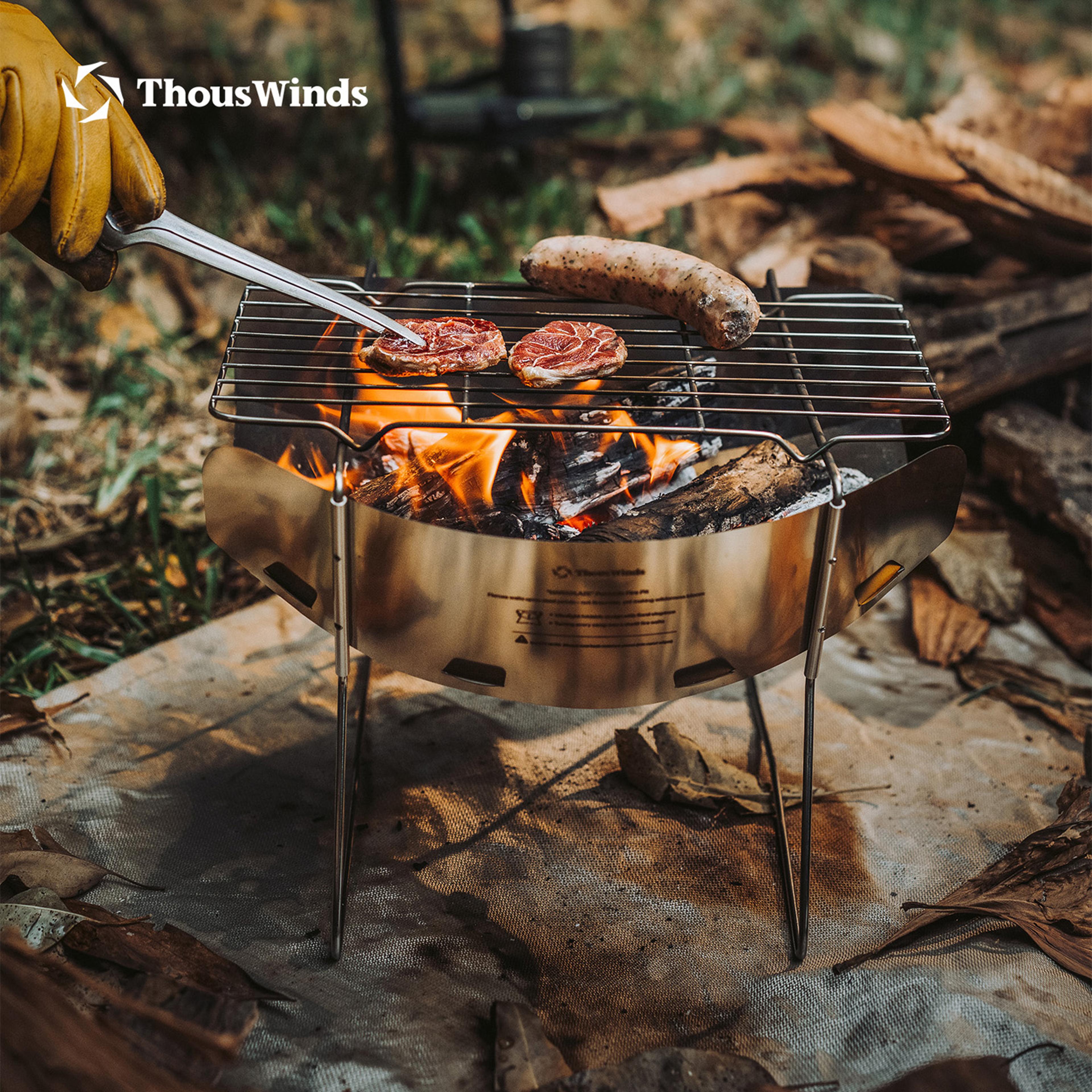 Ultralight Foldable Wood Stove For Camping  Trekking Quickinstall Portable Fire Pit For Cooking And 2
