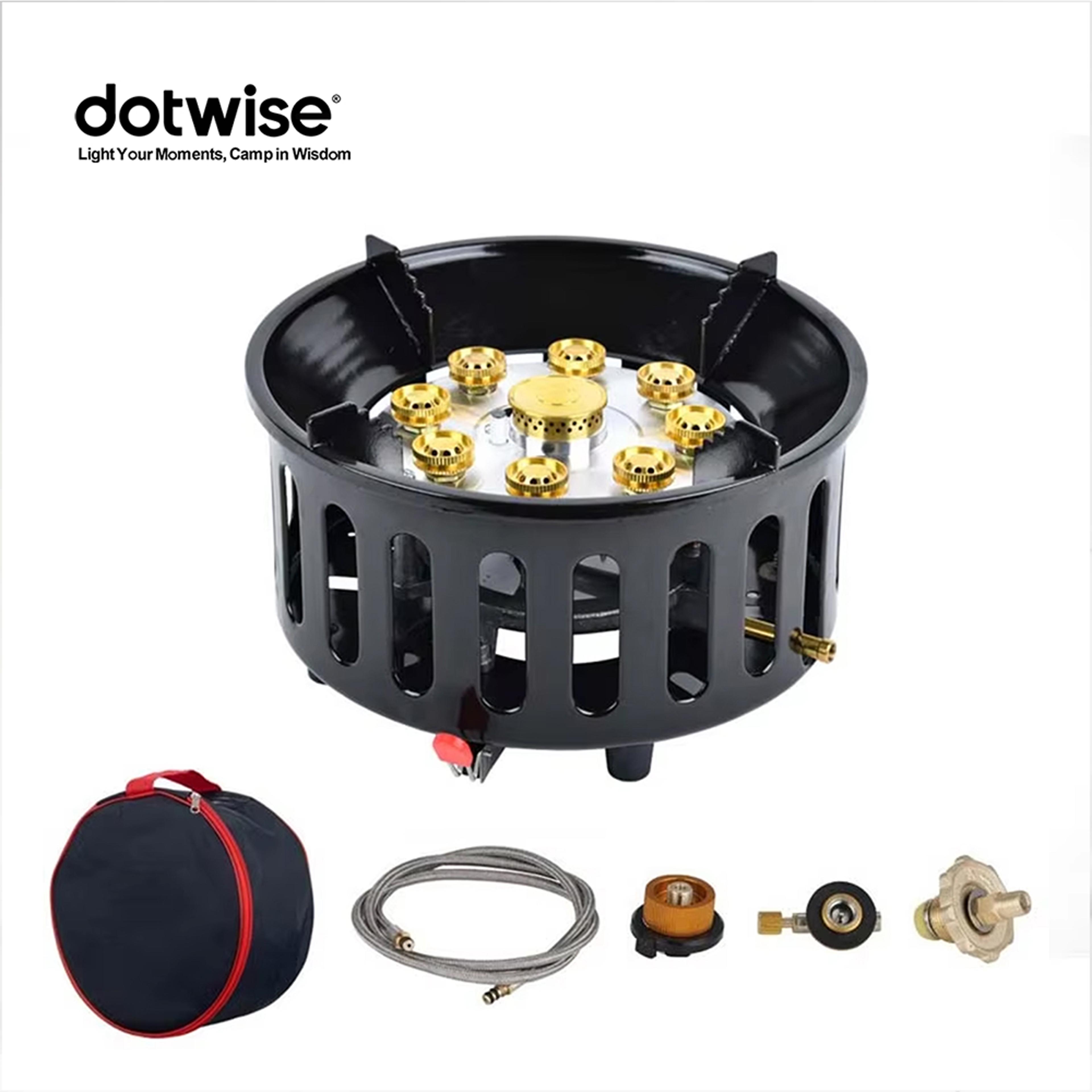 portable high power camping stove windproof backpacking gas burner