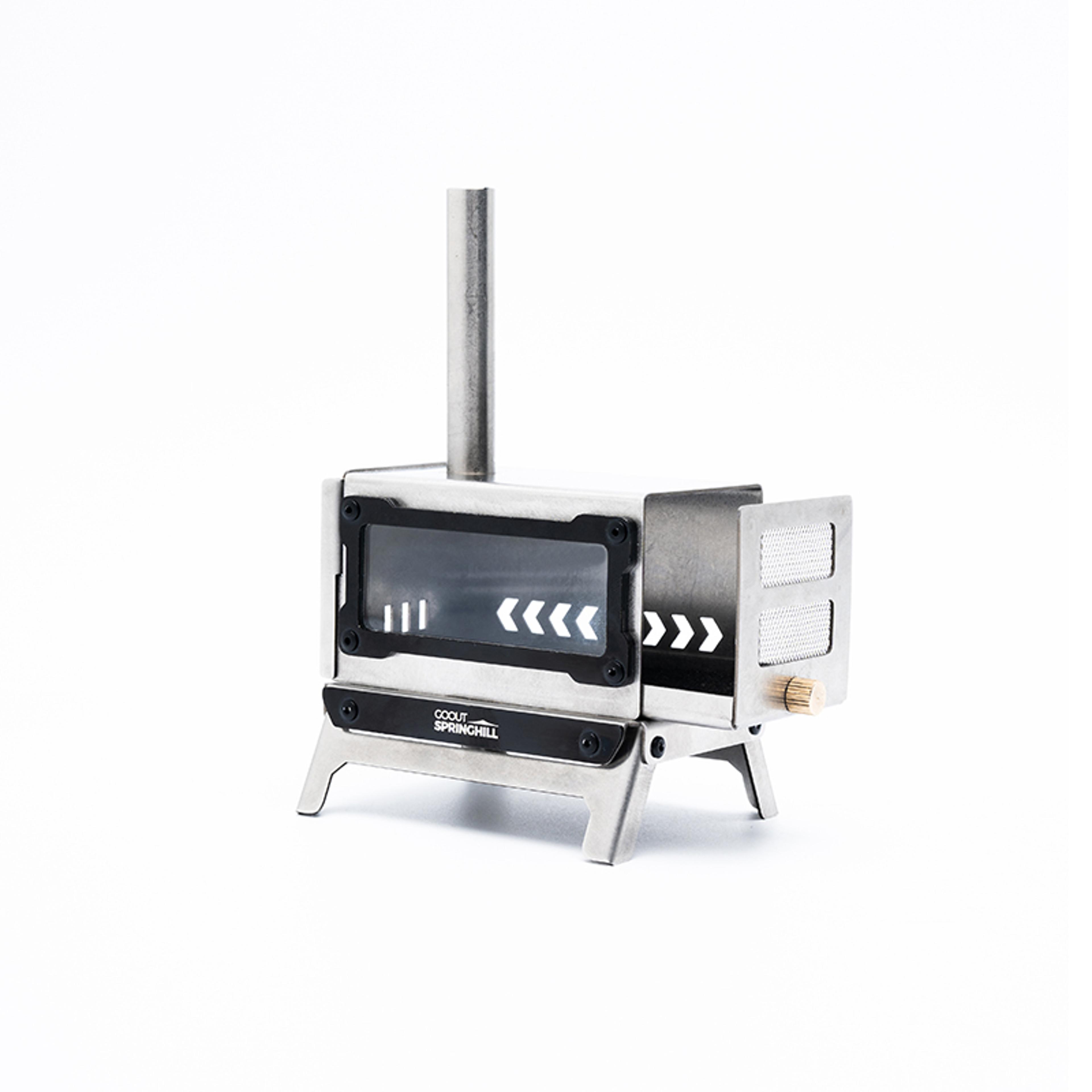 springhill mini portable folding fire stove compact outdoor camping stove