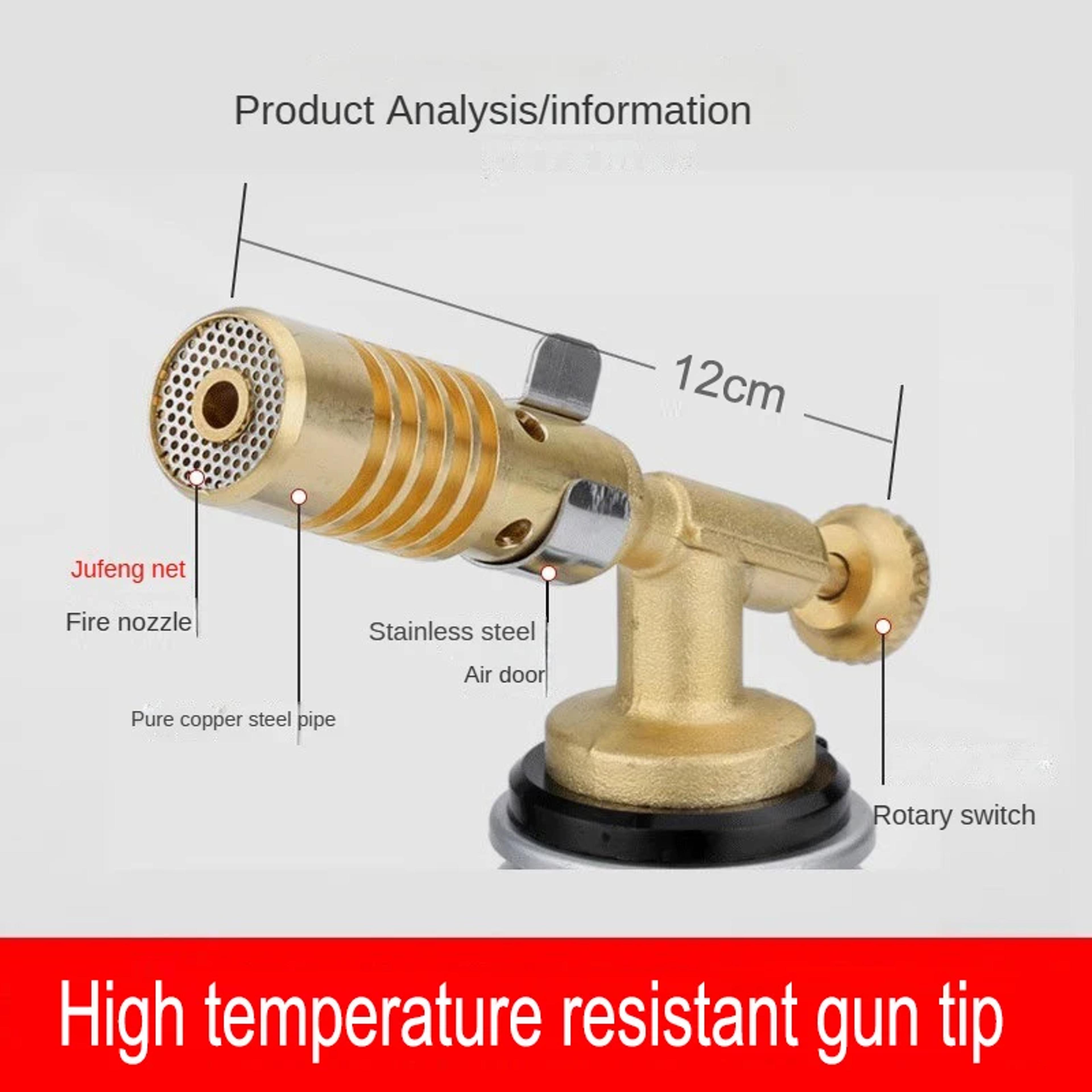 Professional Grade Adjustable Butane Torch Gun For Culinary And Outdoor Use 4
