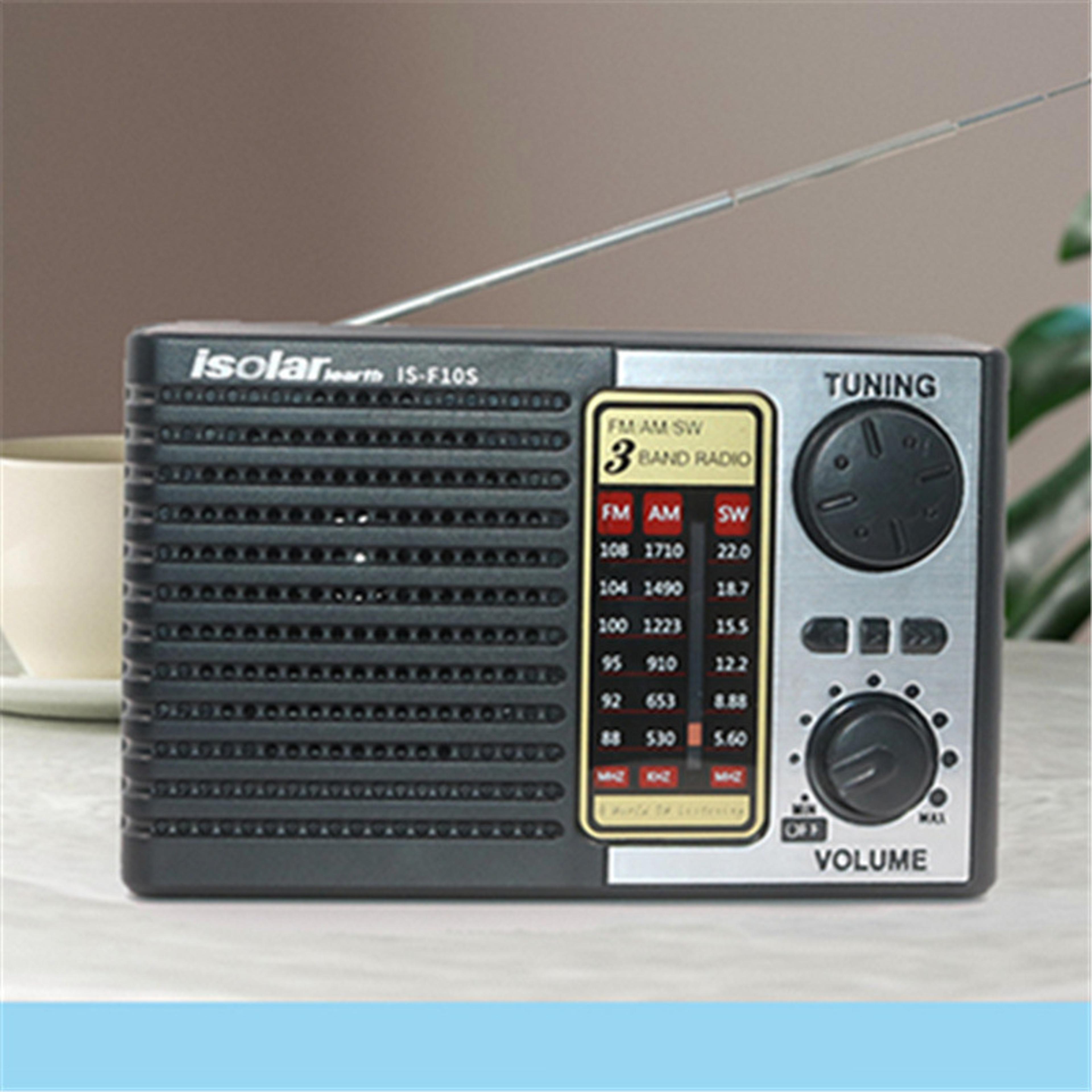 Solar Emergency Radio With Bluetooth Speaker  LED Flashlight Portable Survival Radio 3