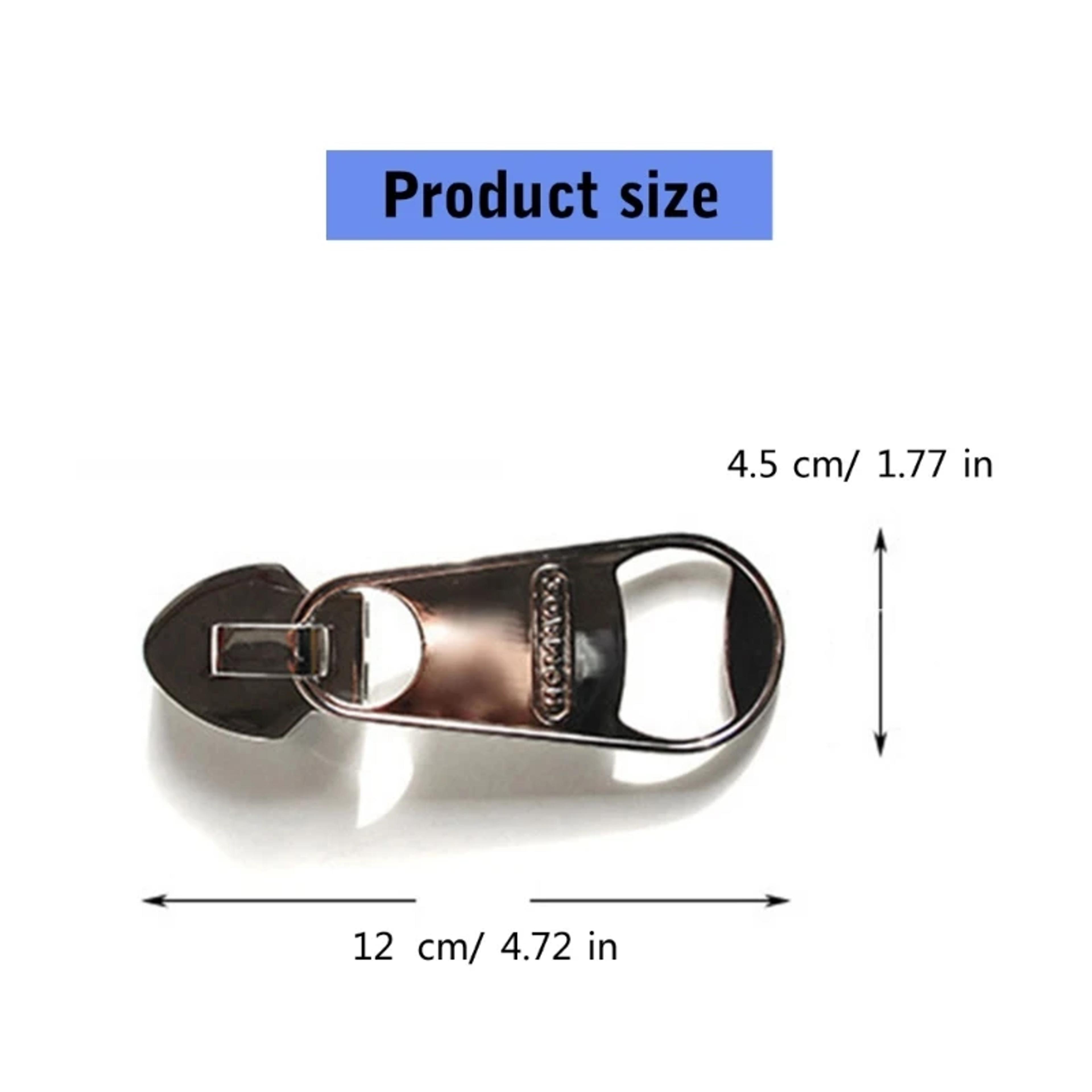 Decorative Zipper Style Handheld Bottle Opener Tool  Beverage Can Opener 3