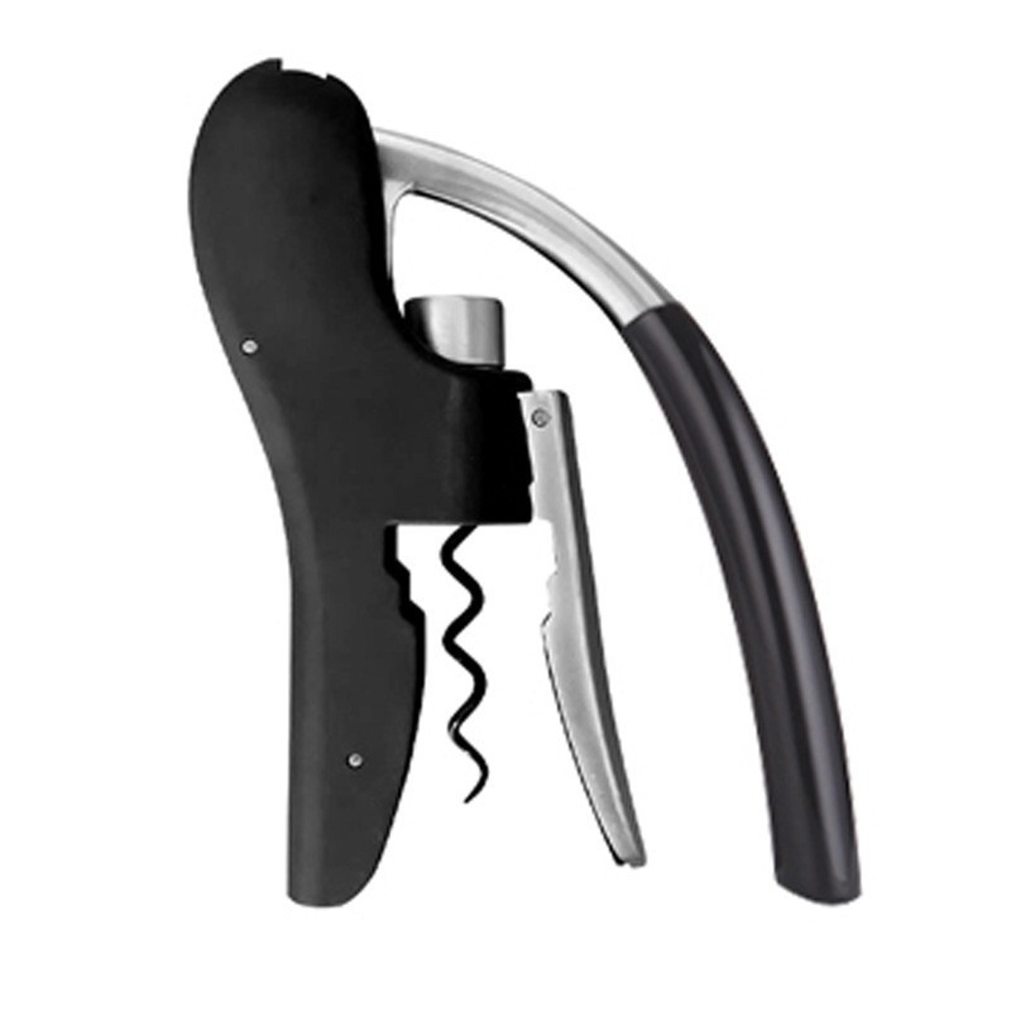 Premium Manual Wine Opener Corkscrew With Wooden Handle  Foil Cutter 6