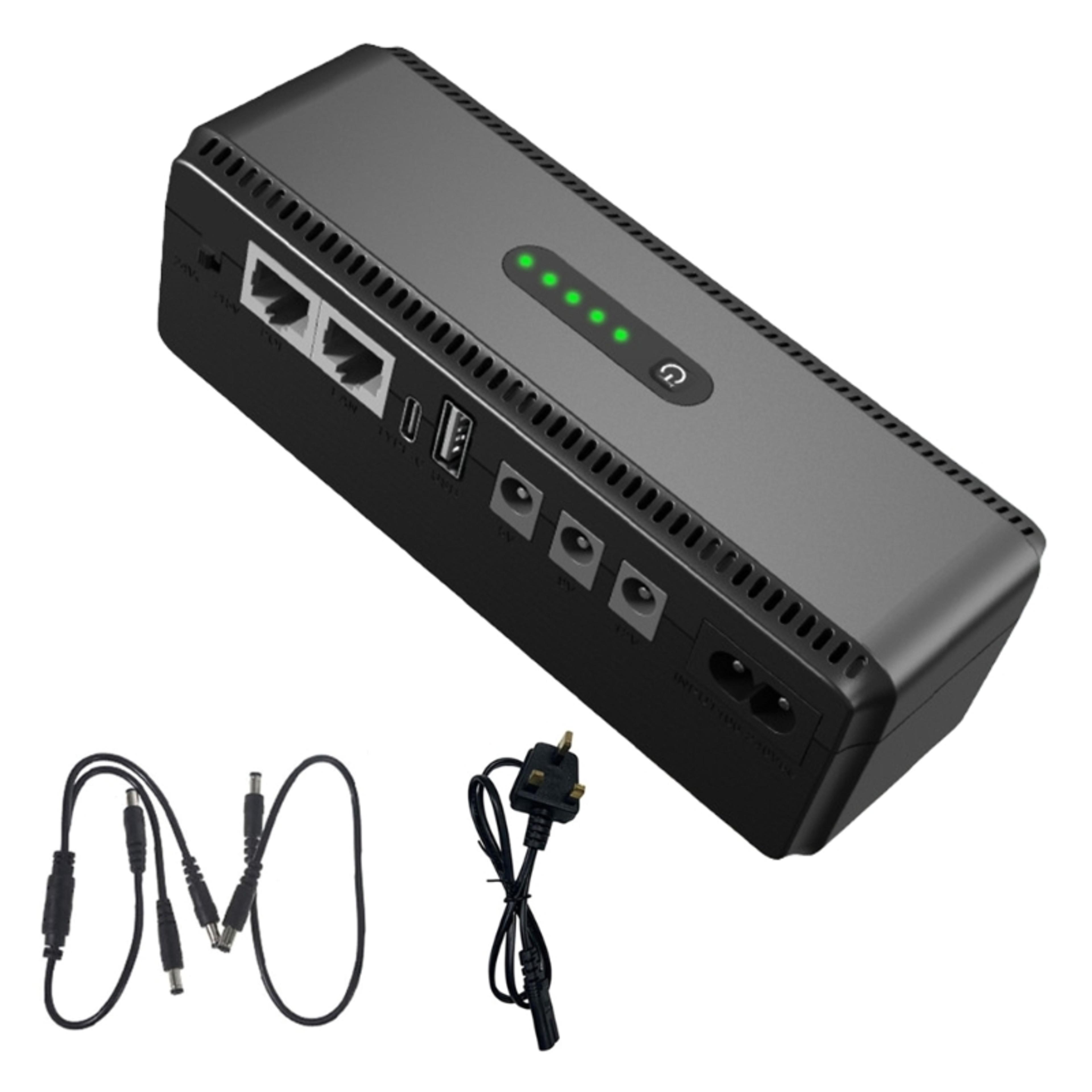 Mini UPS Battery Backup Power Supply Portable UPS Power Bank For Router  CCTV 3