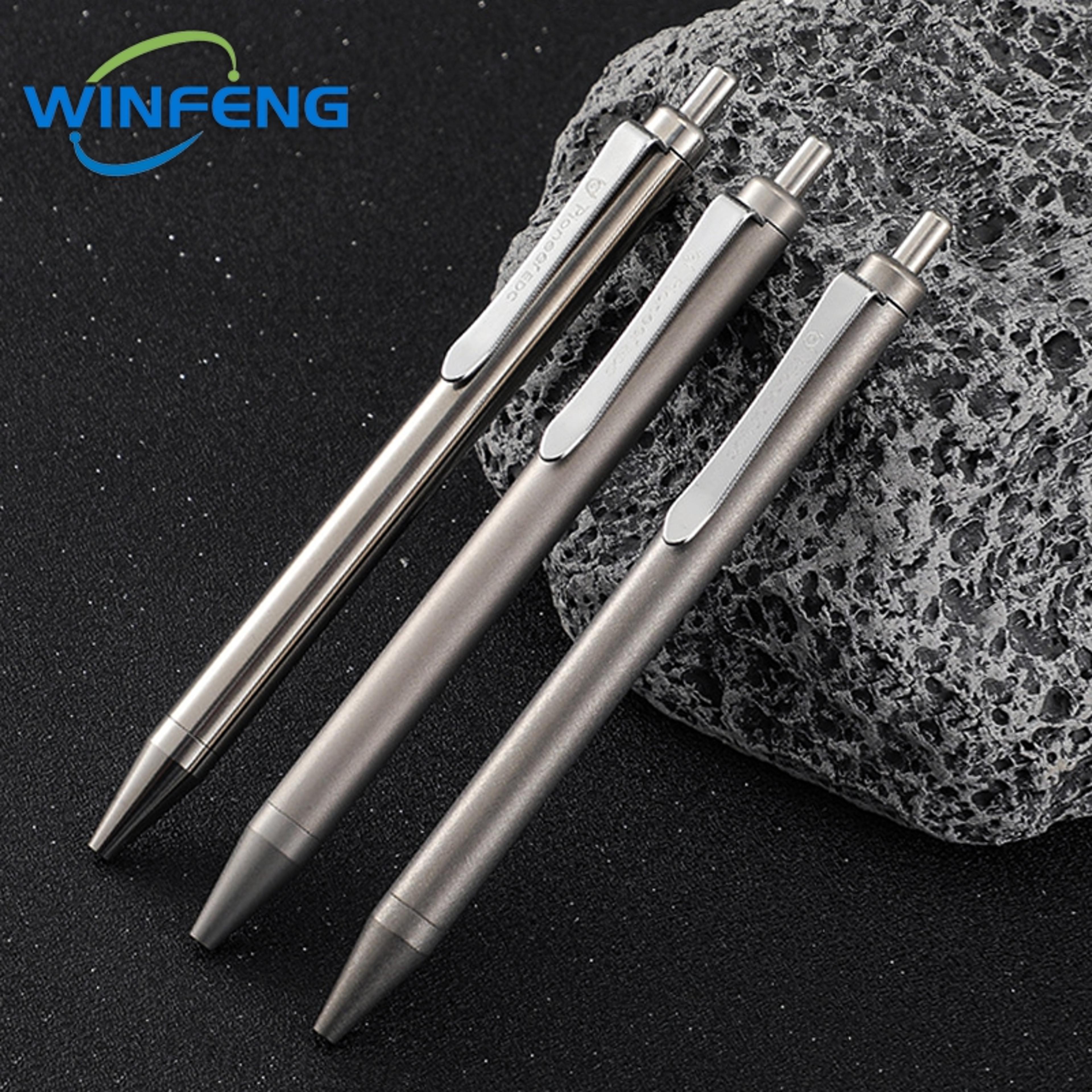 Premium Titanium Tactical Pen Refillable Everyday Carry Pen  EDC Tactical Tool 5