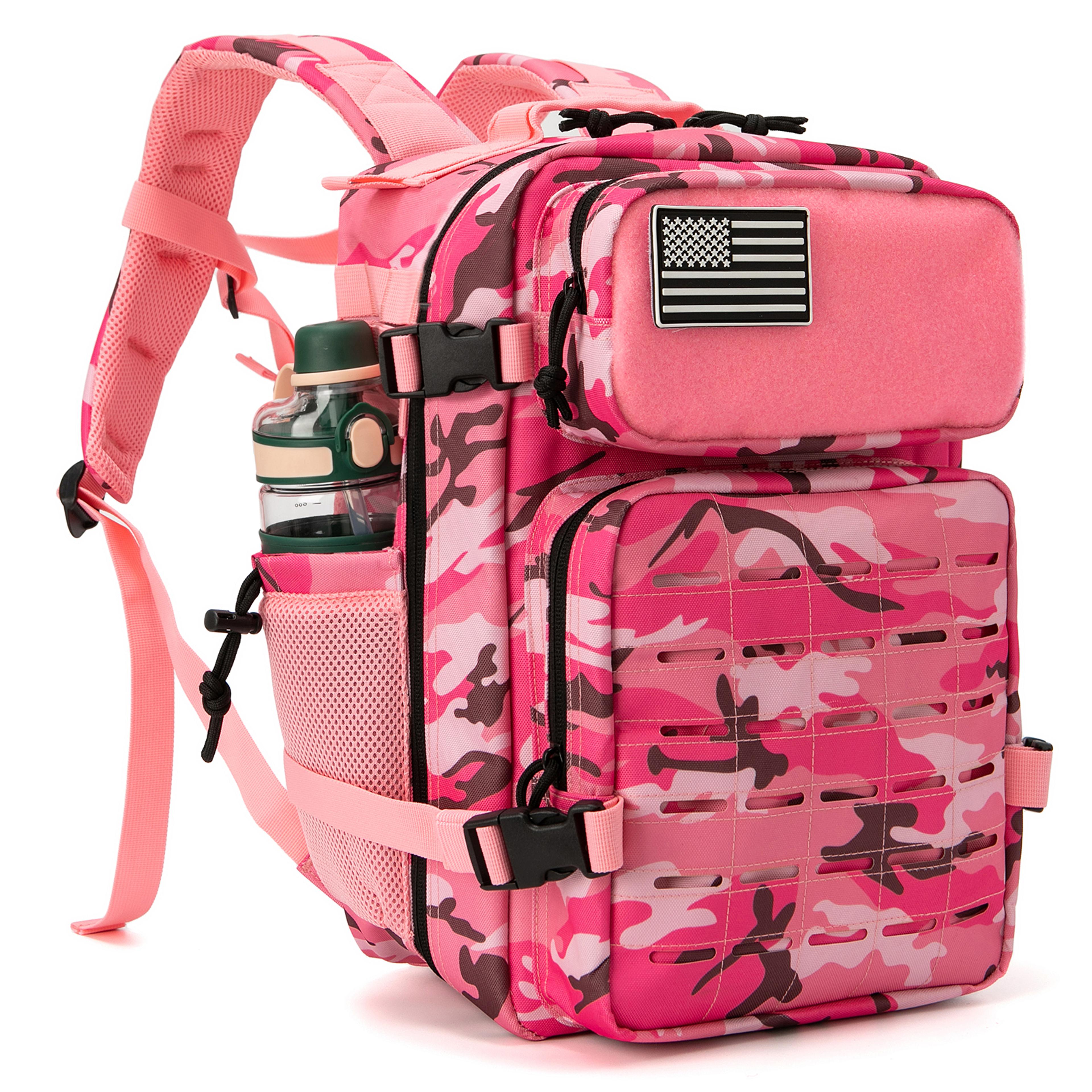 Premium Tactical Backpack Laser Cut Backpack Outdoor Hiking Daypack  Rugged EDC Rucksack 0