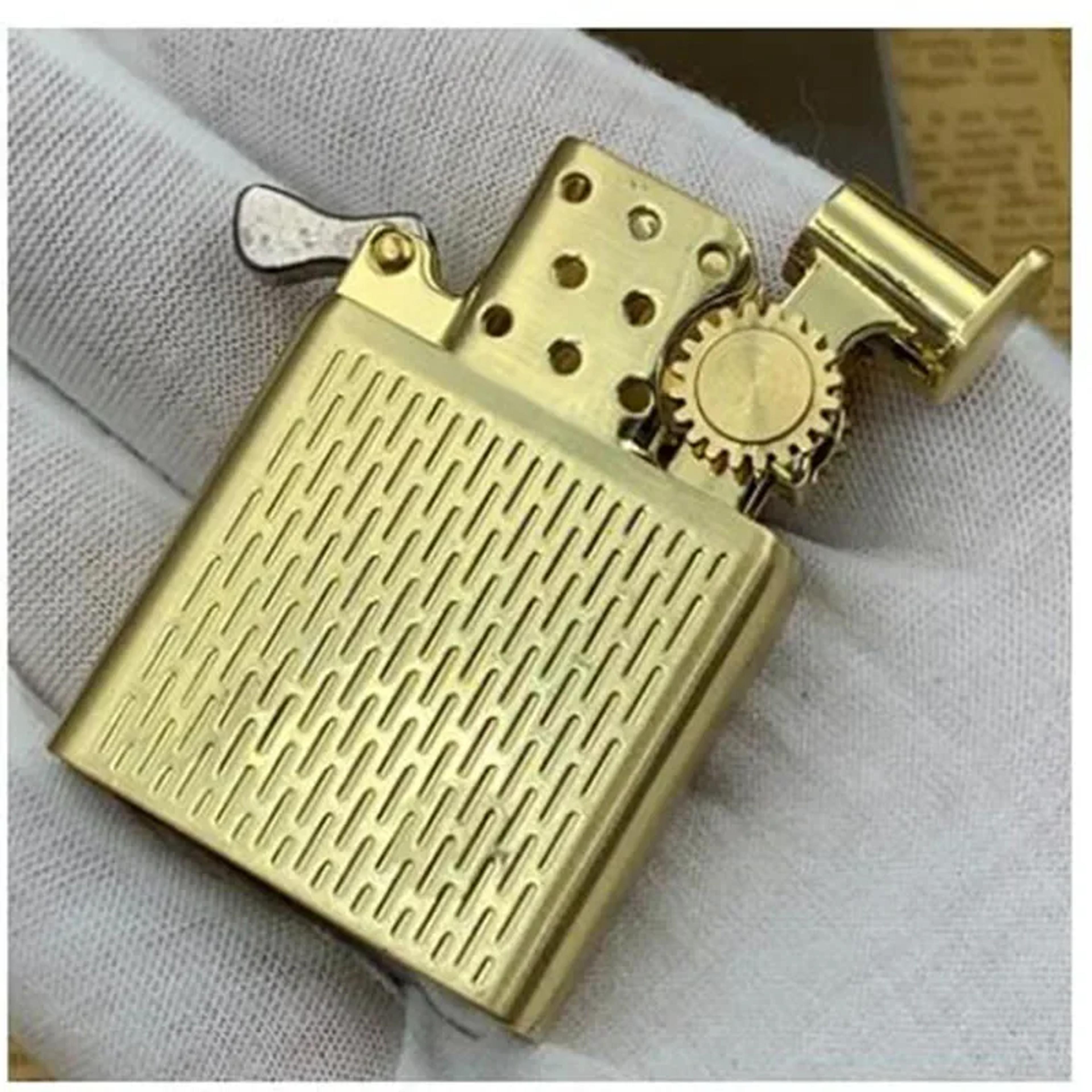 Premium Kerosene Lighter Insert Replacement With Durable Flint Wheel  Brass Components 4