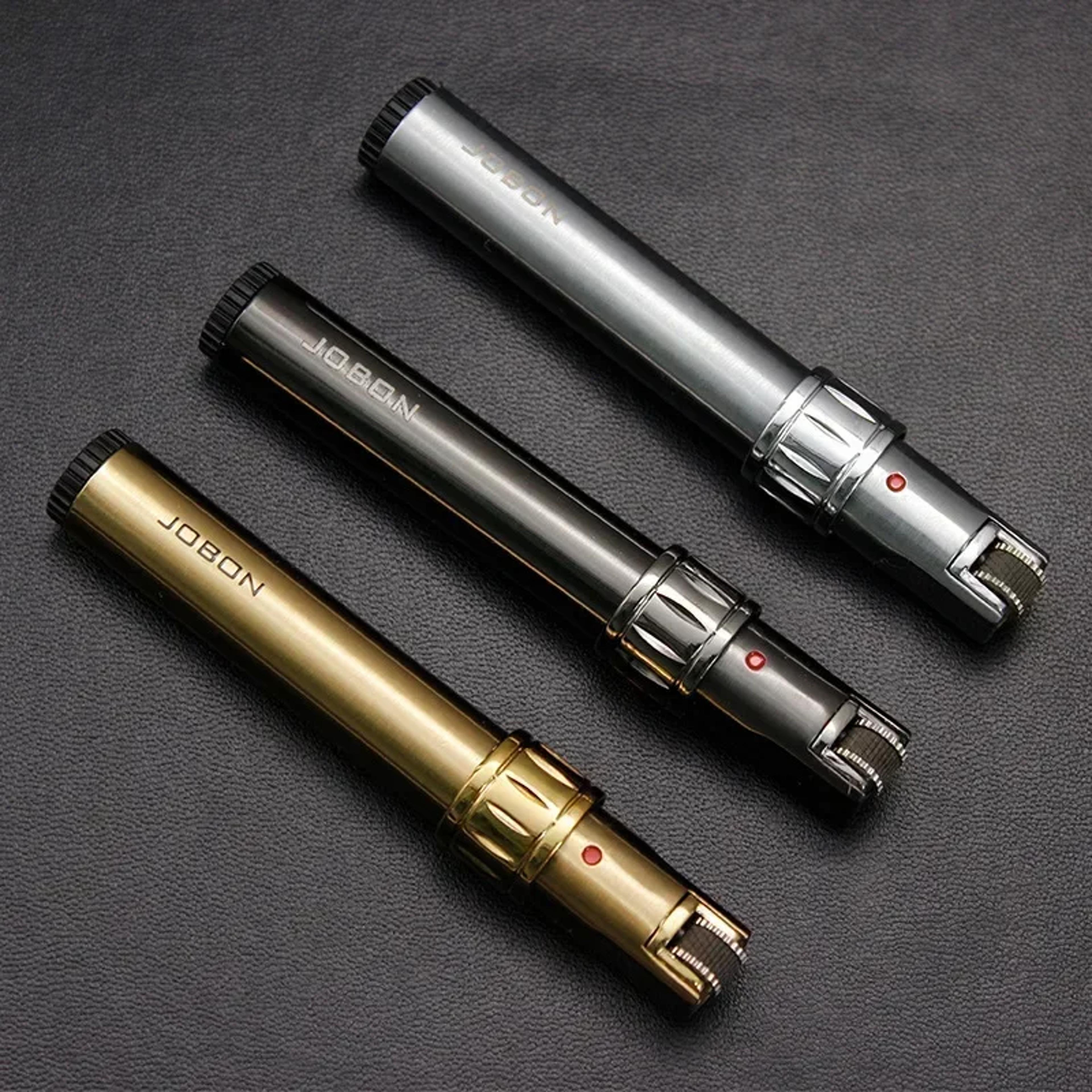 Premium Metal Torch Lighter With Floating Fire Butane Gas  Flint Ignition 2