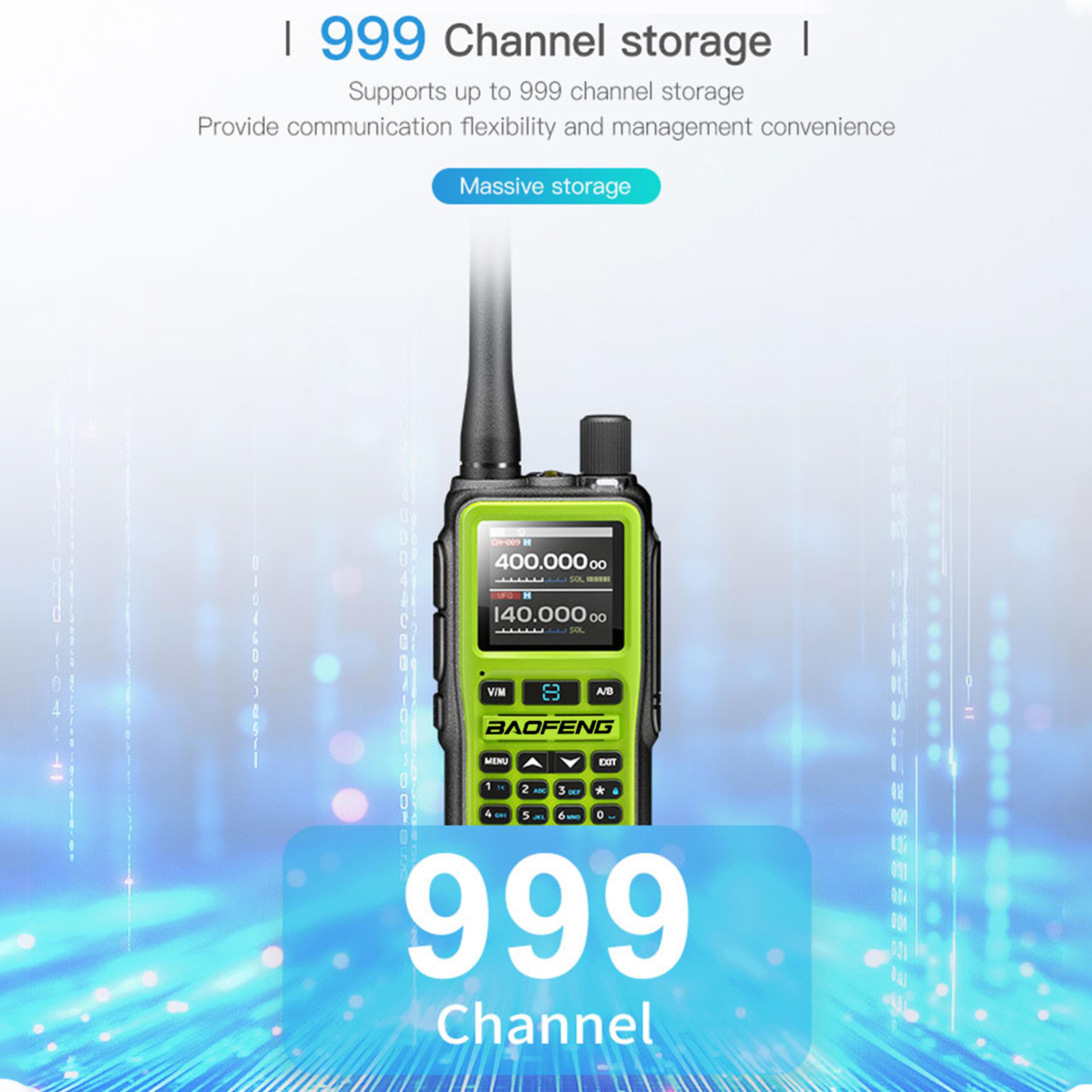 UV Mini Walkie Talkie LongRange TwoWay Radio With Bluetooth 4