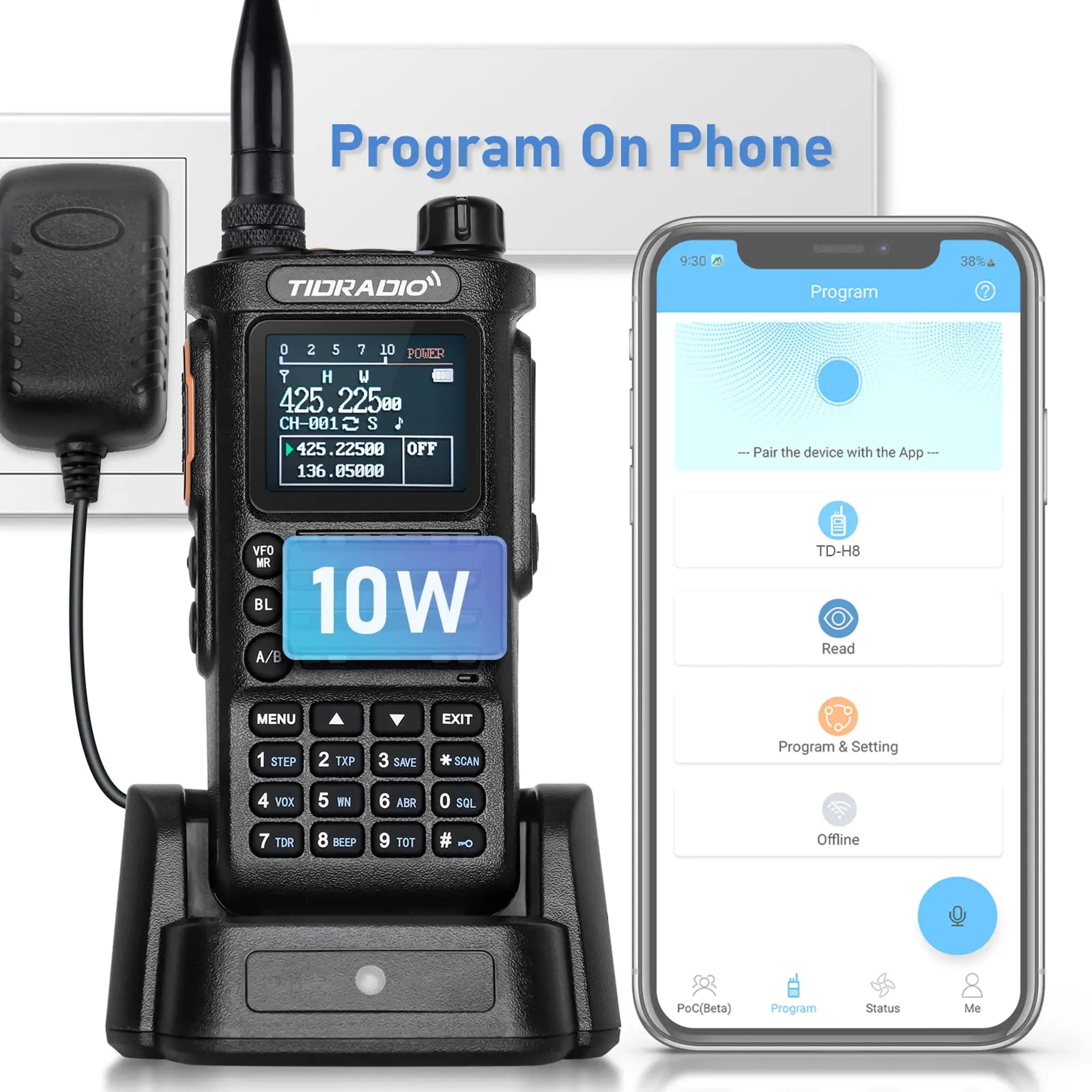 professional walkie talkie long-range two-way outdoor radio