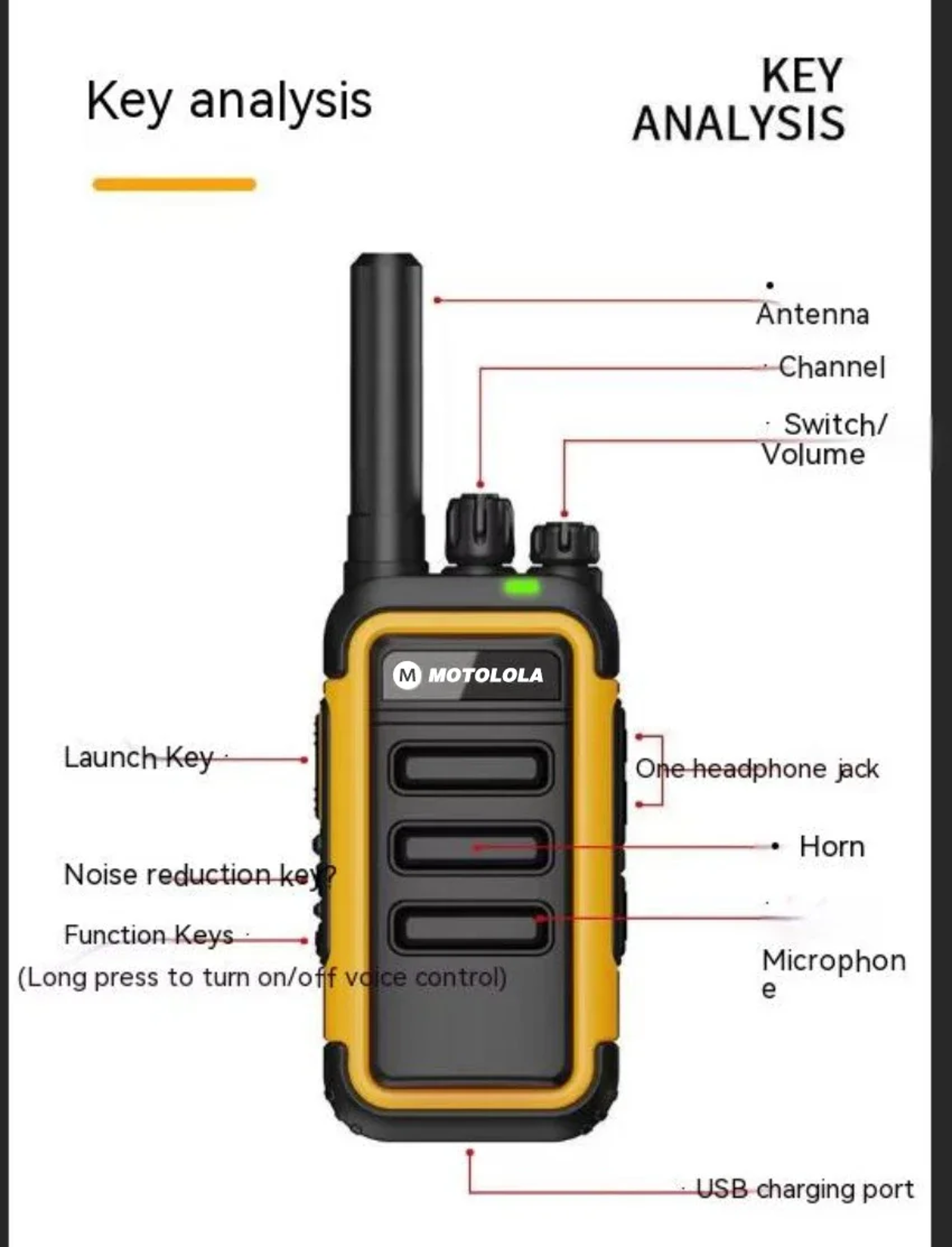 Long Range Walkie Talkie Set Portable UHF Two Way Radio For Outdoor And Work Use 3