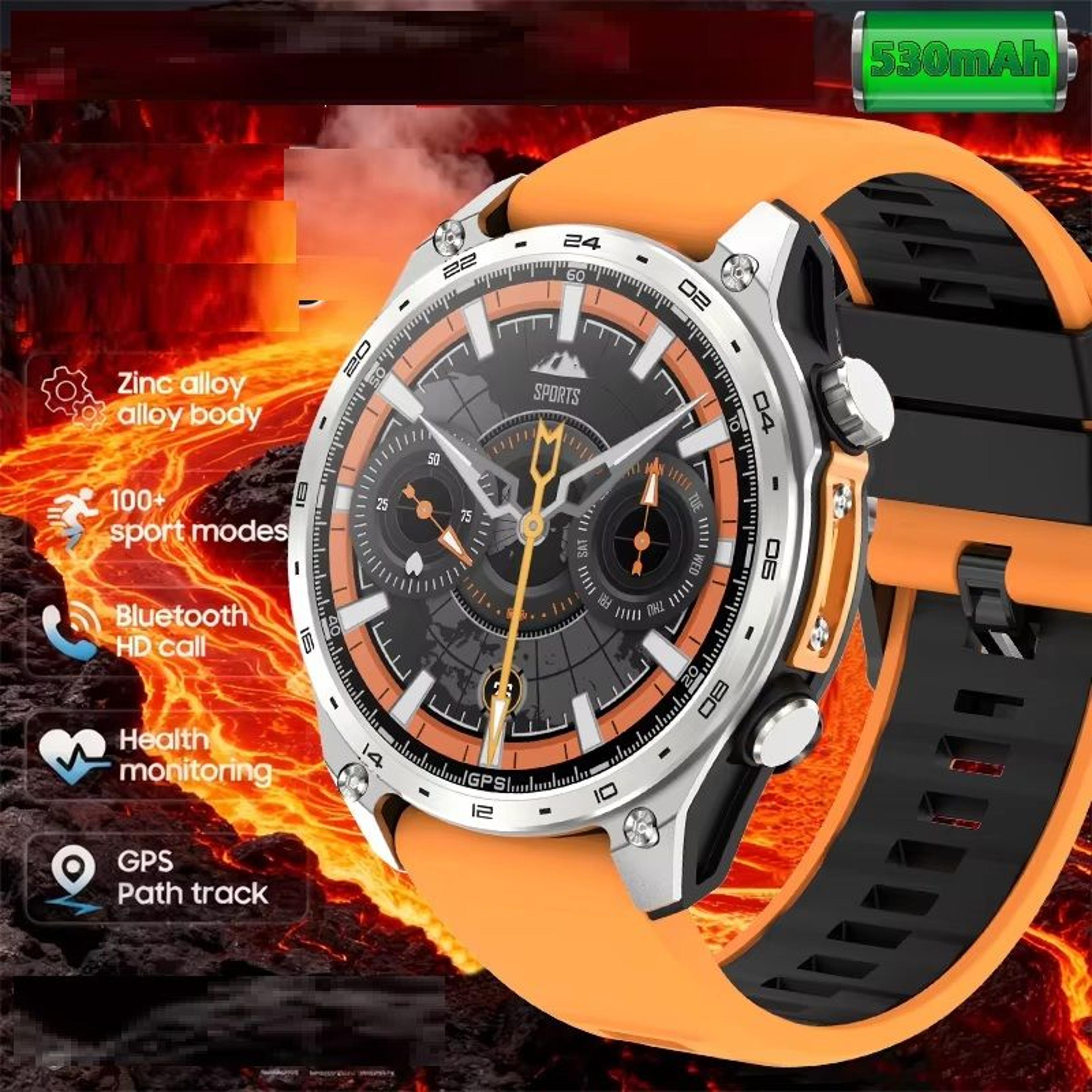 HD Pro GPS Smart Watch With Offline Maps Compass  Altimeter For Outdoor Adventures 0
