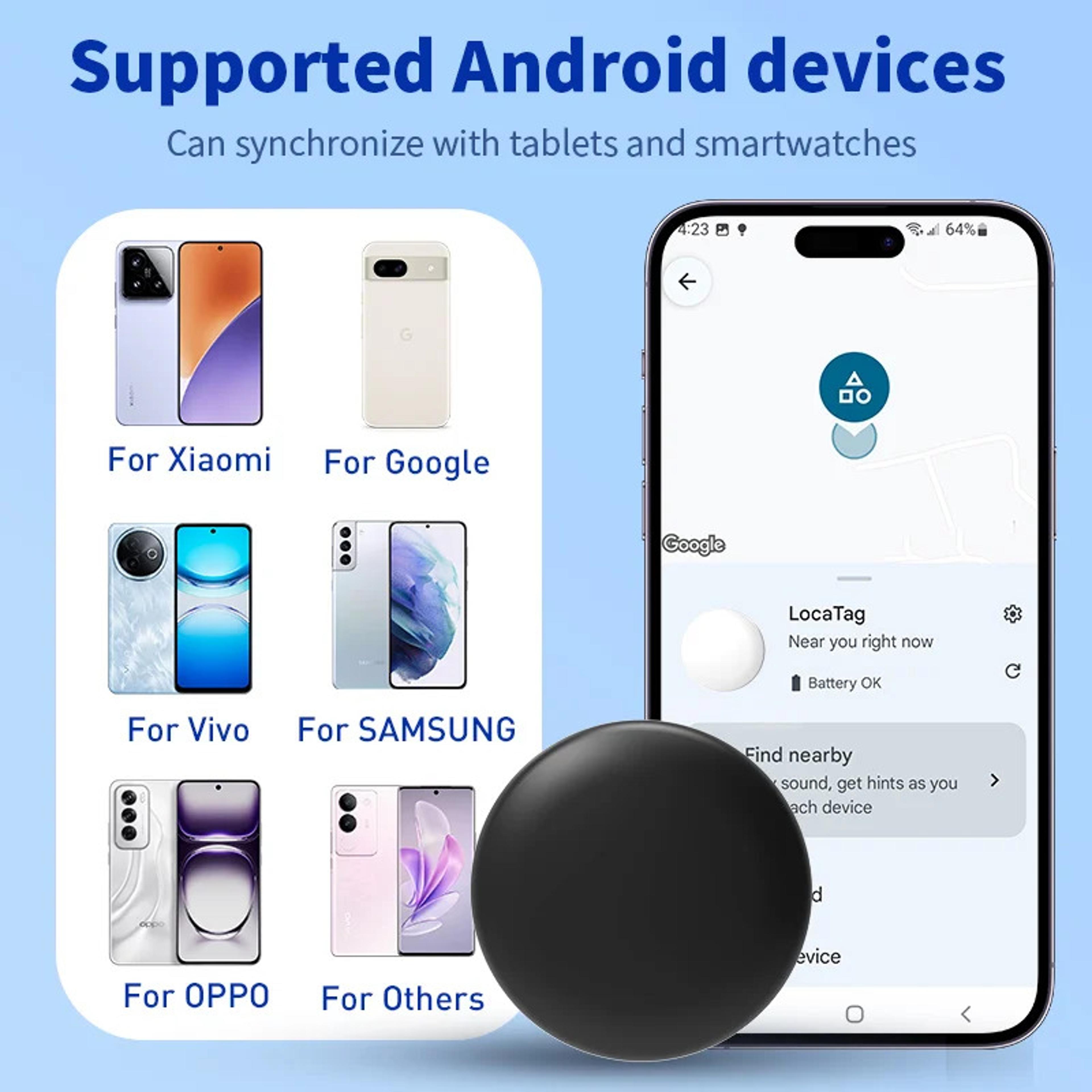 SmartTag Pro Android Bluetooth Tracker Long Range Anti Lost Device 3